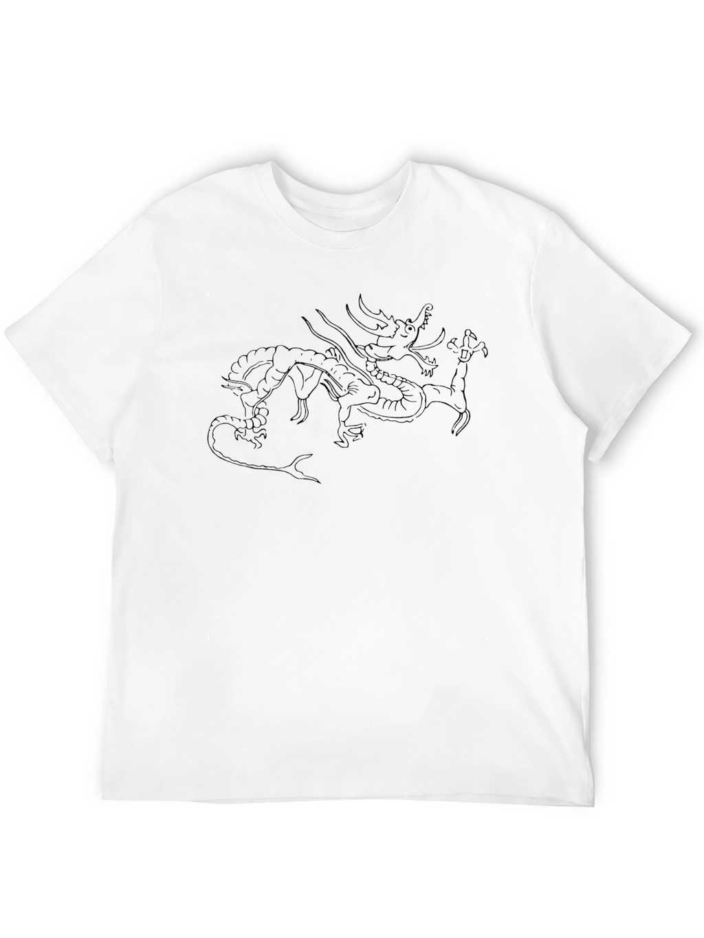 Dragon Graphic Black T-Shirt - Mens