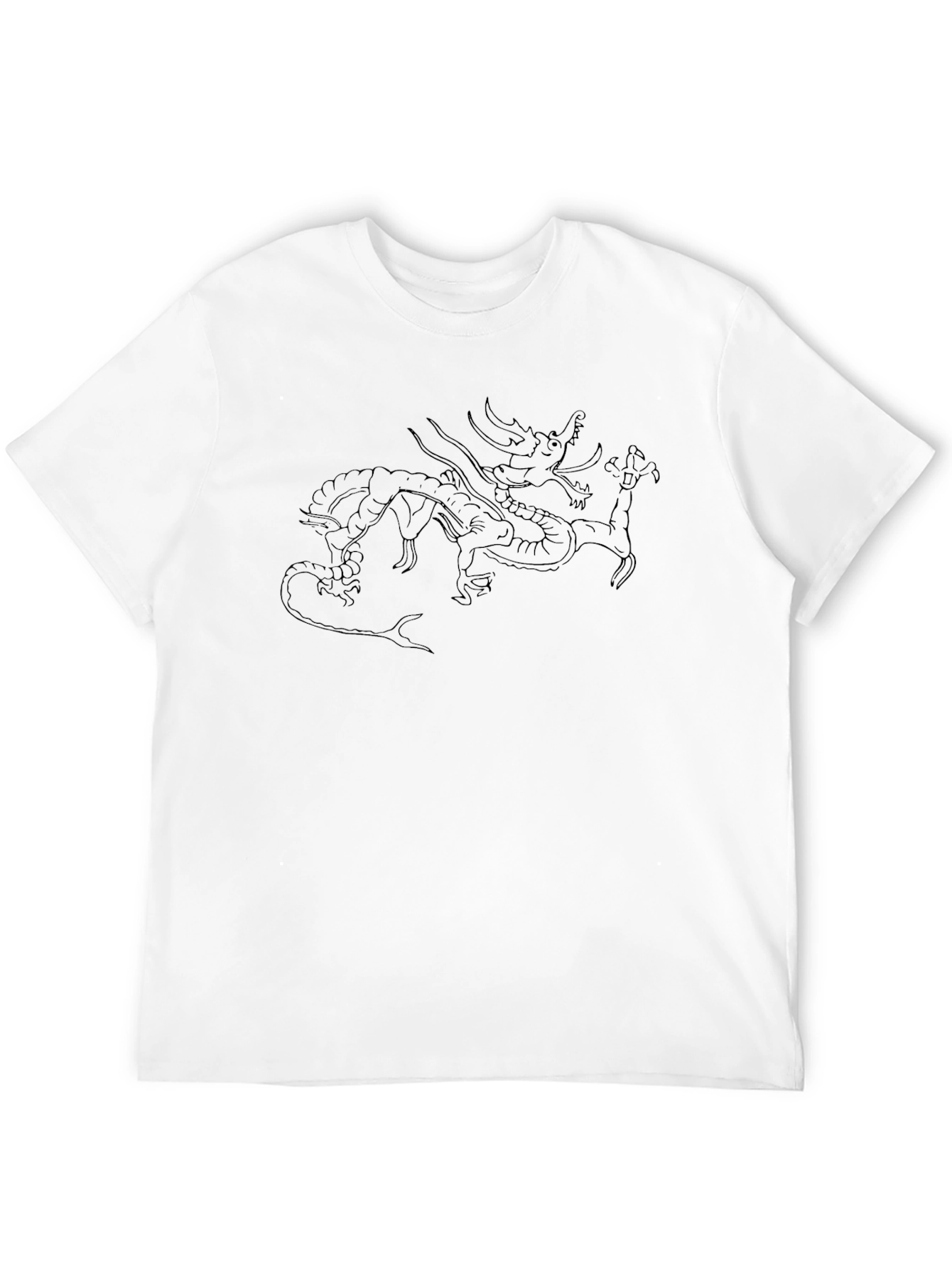 Dragon Graphic Black T-Shirt - Mens
