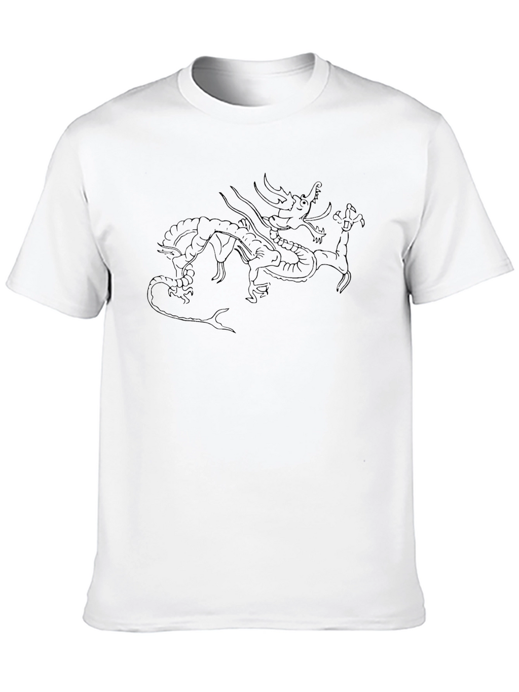 Dragon Graphic Black T-Shirt - Mens