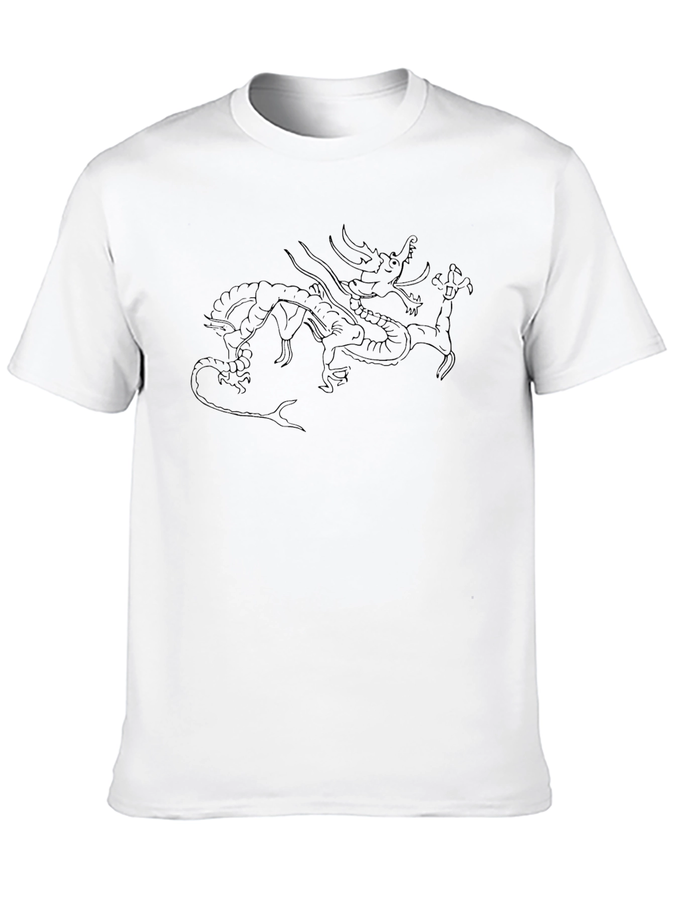 Dragon Graphic Black T-Shirt - Mens