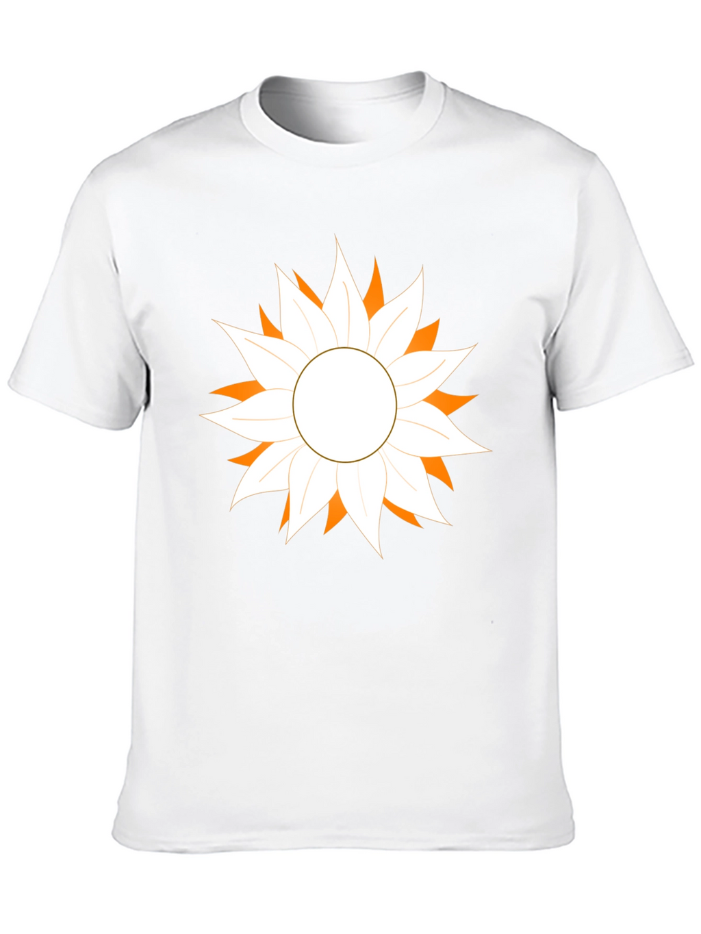 Stylish Black T-Shirt with Floral Graphic Design