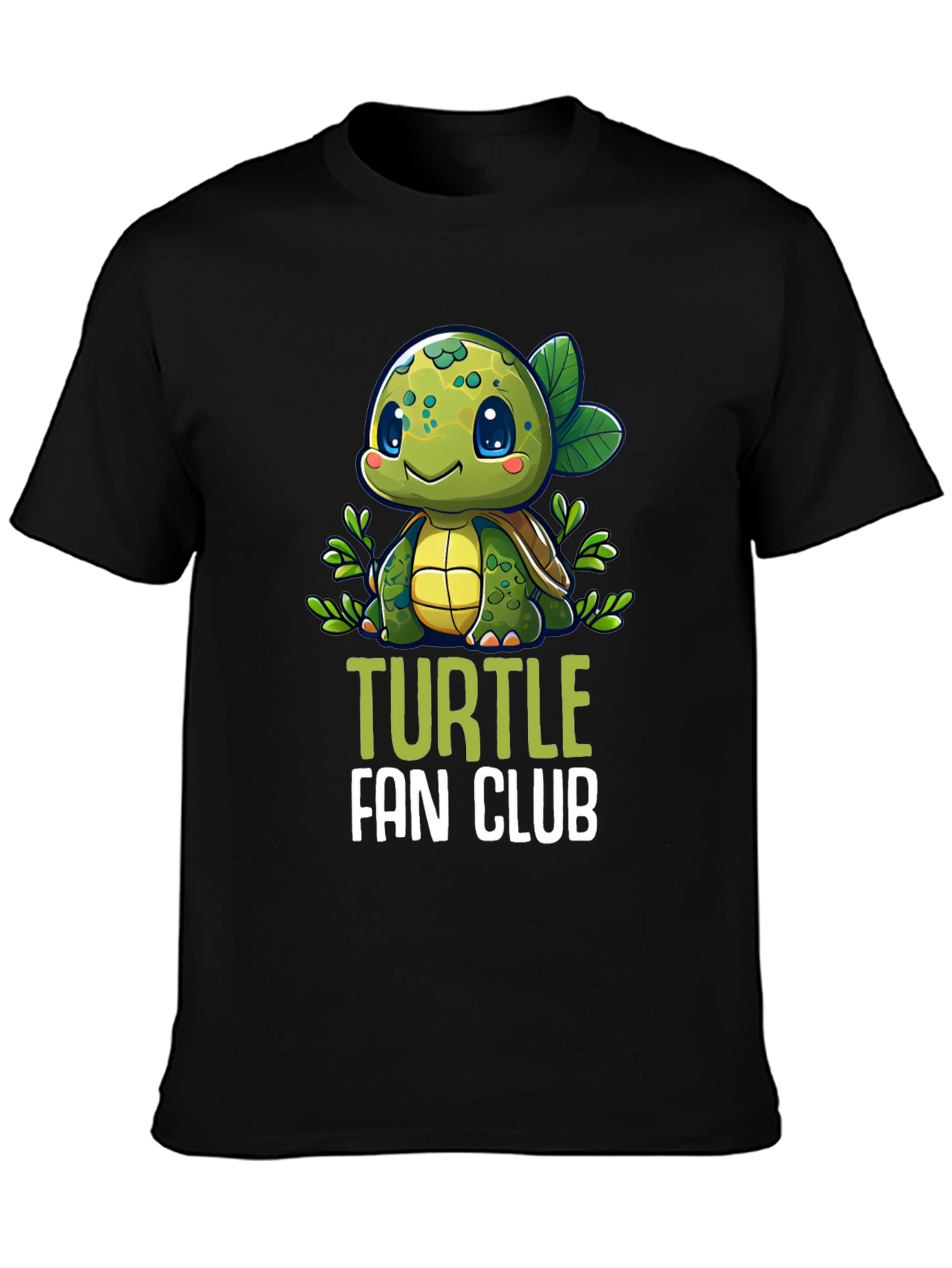Turtle Fan Club Graphic Tee - Adorable Turtle Design