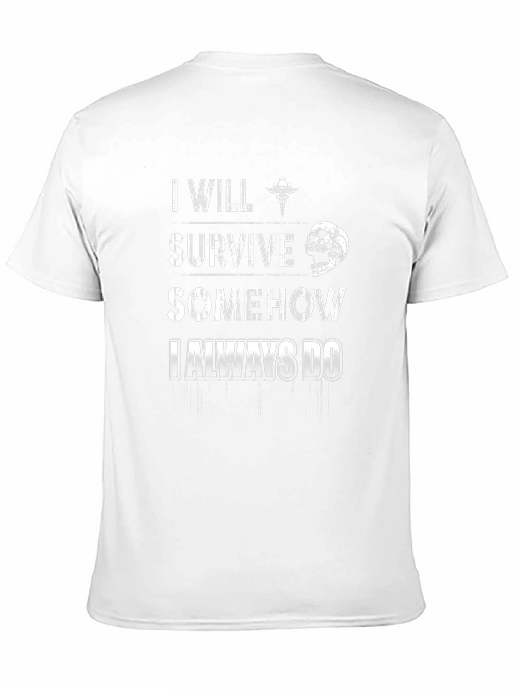 I Will Survive Skull Graphic T-Shirt