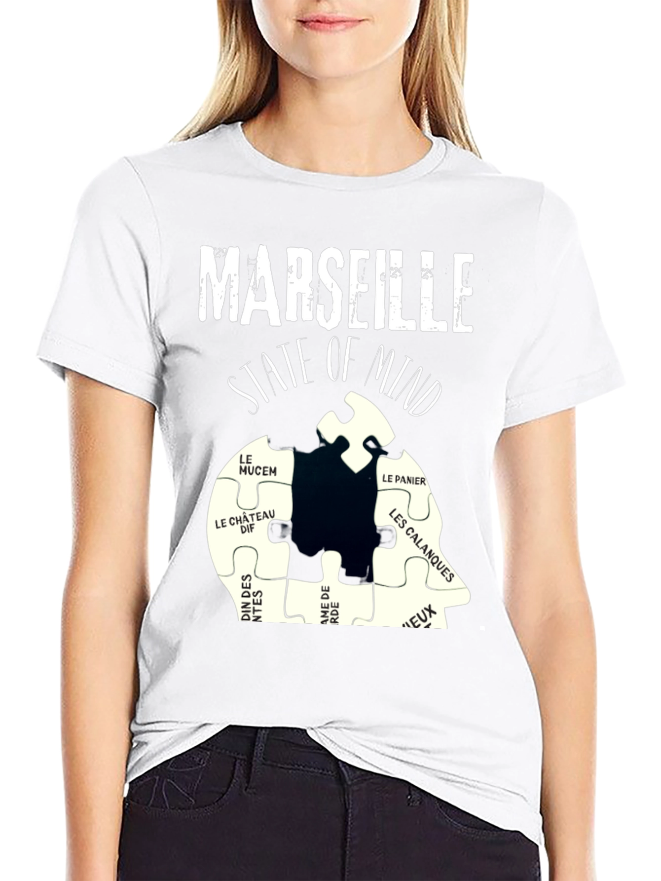 Marseille State of Mind T-Shirt Black