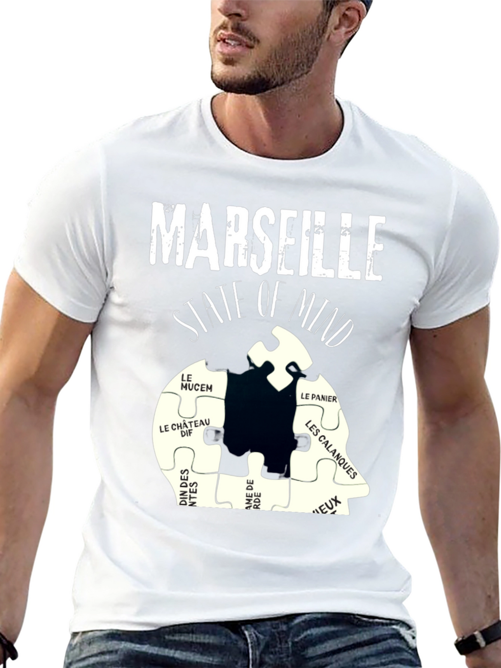 Marseille State of Mind T-Shirt Black