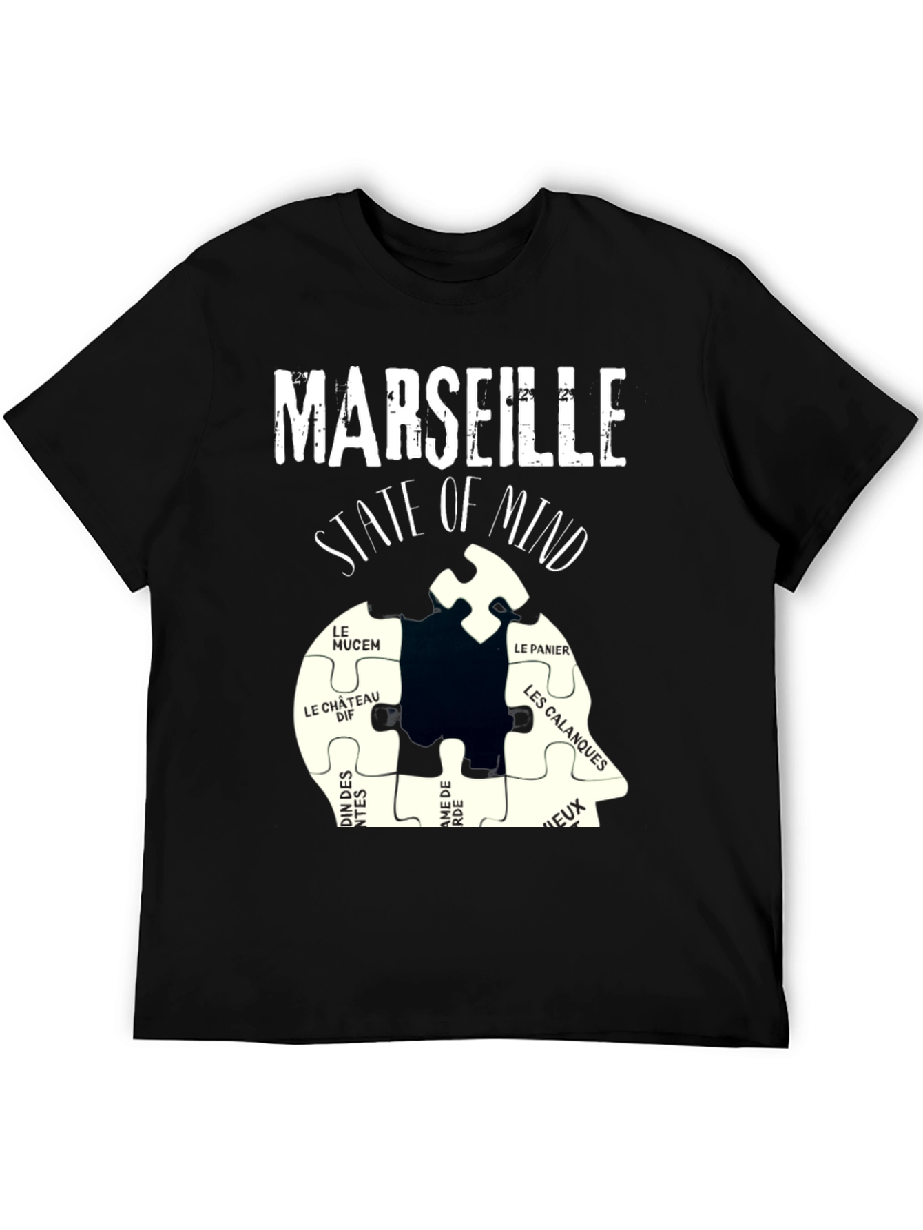 Marseille State of Mind T-Shirt Black