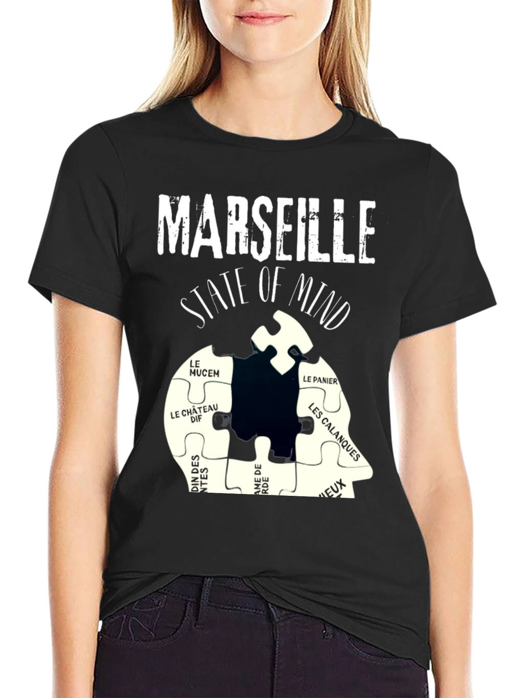 Marseille State of Mind T-Shirt Black