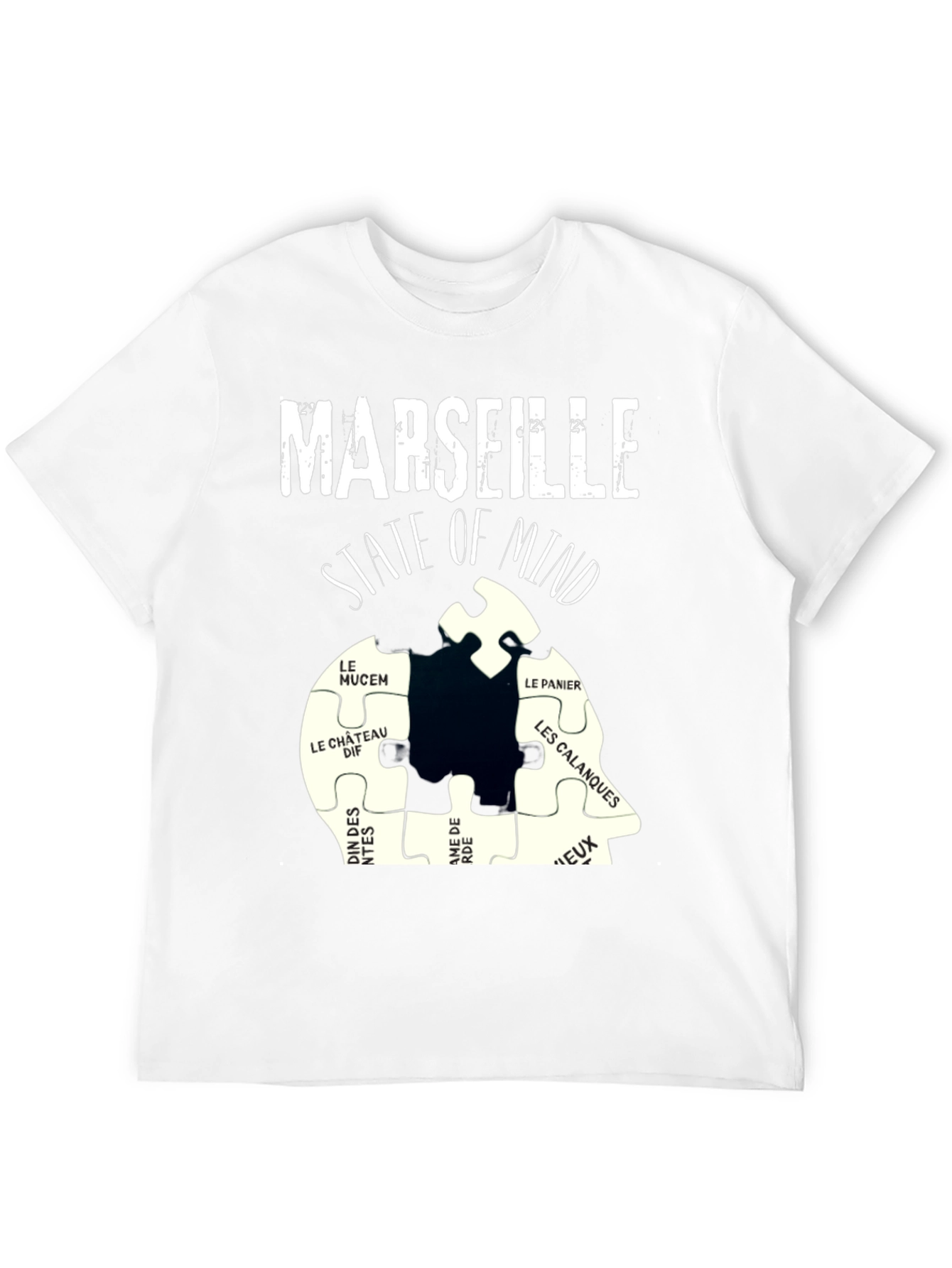 Marseille State of Mind T-Shirt Black
