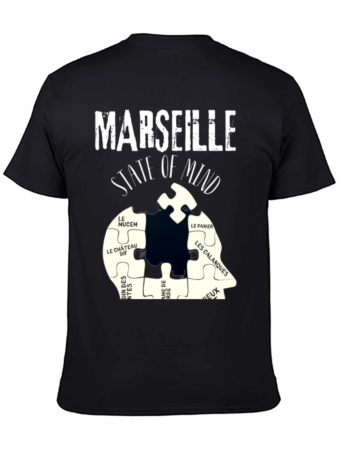 Marseille State of Mind T-Shirt Black
