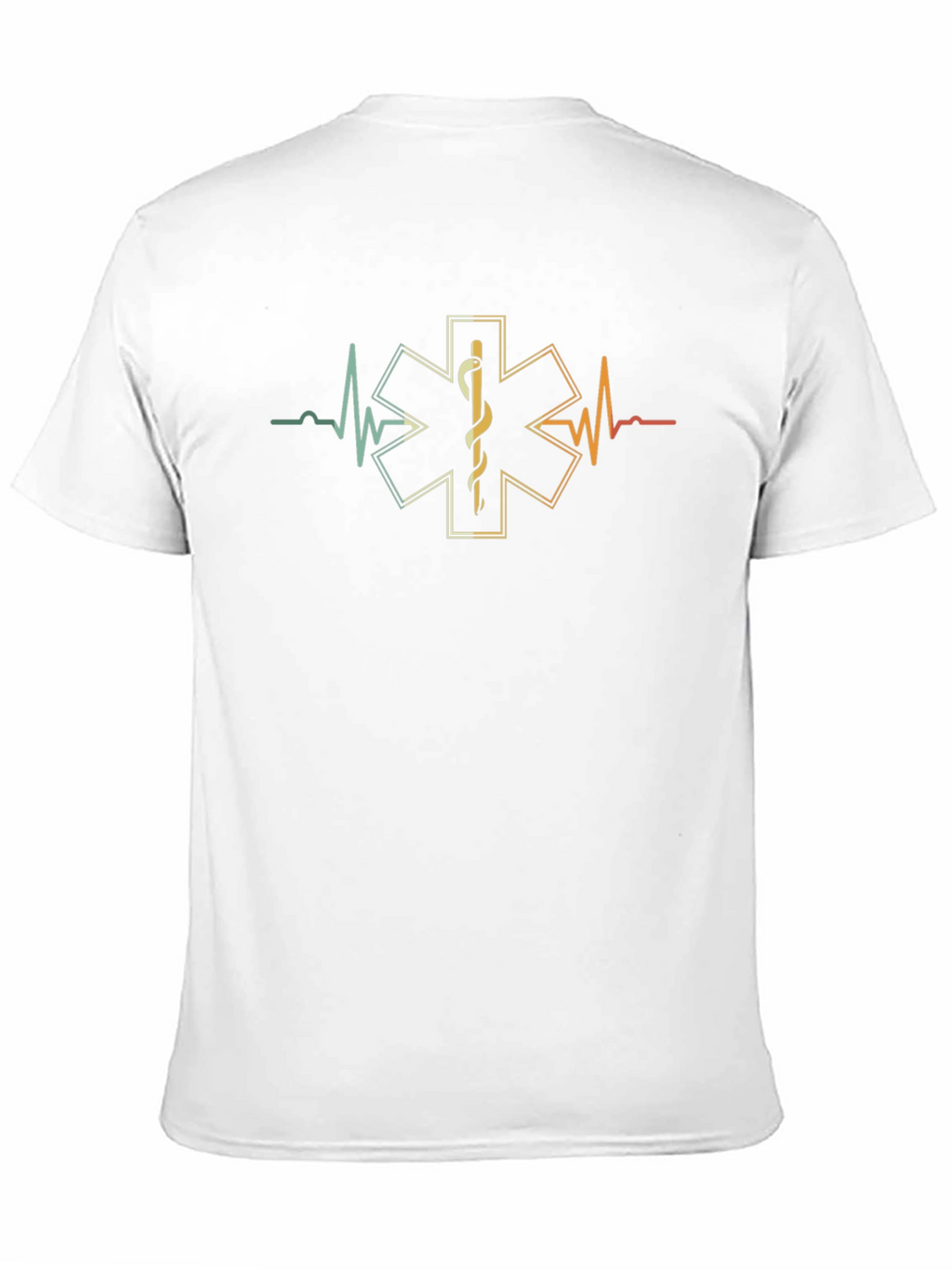 EMT Star of Life Heartbeat T-Shirt