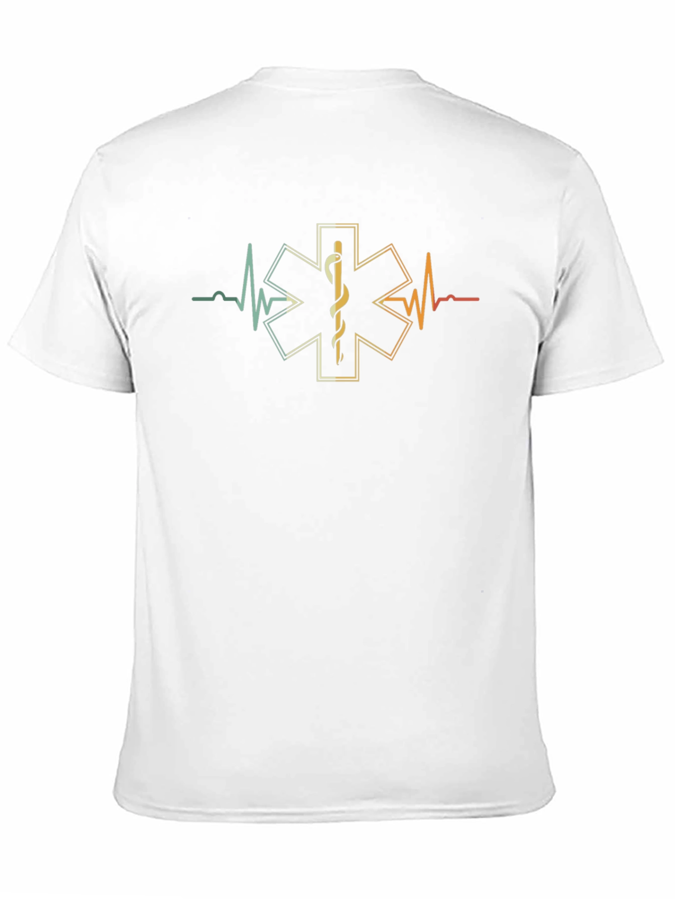 EMT Star of Life Heartbeat T-Shirt