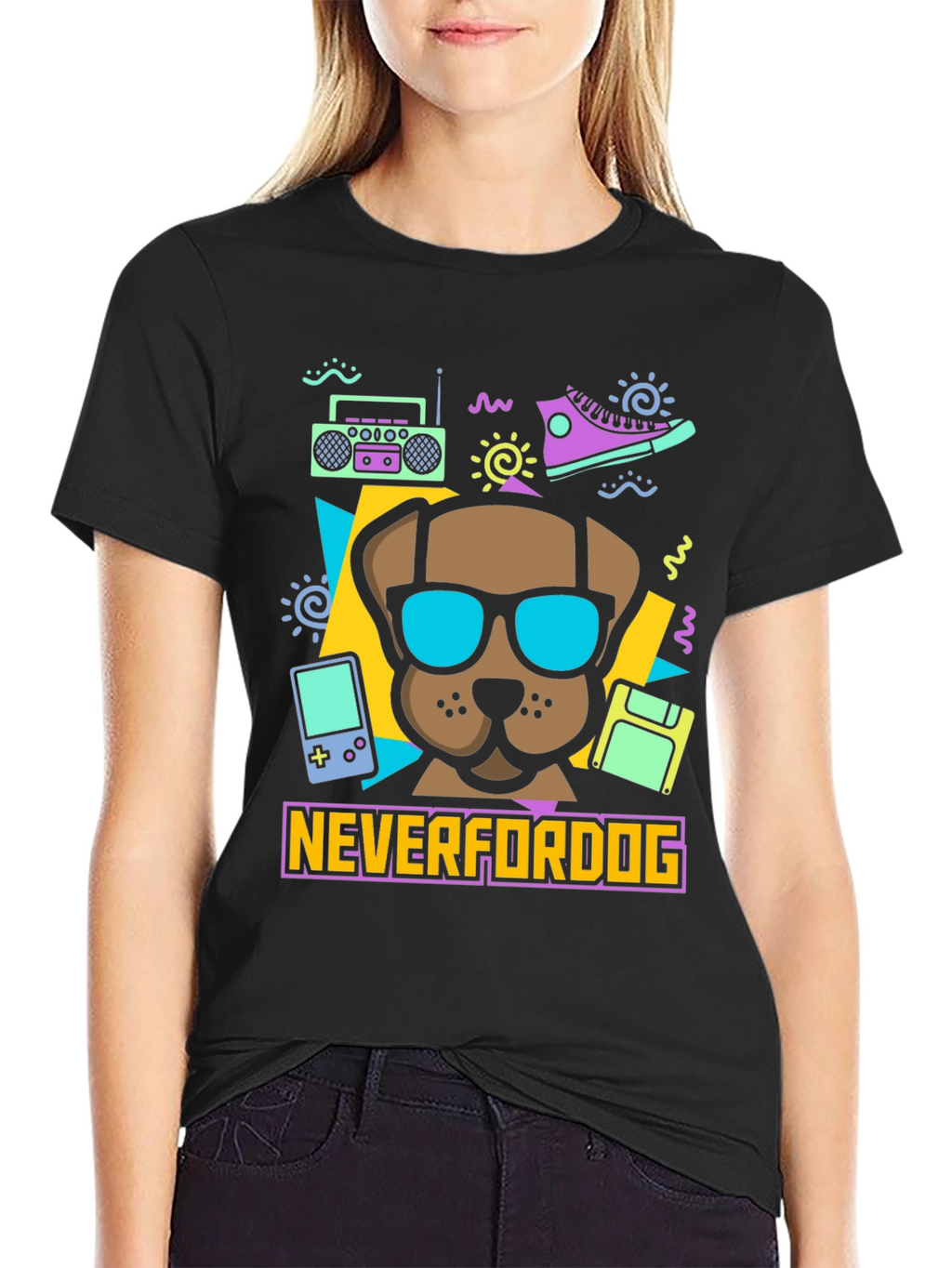 Neverfordog Retro Graphic T-Shirt