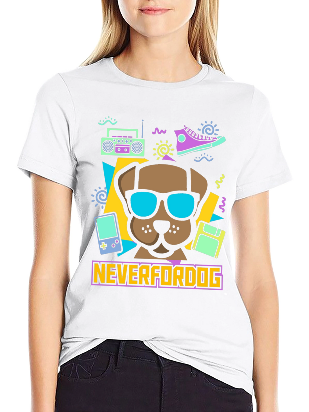 Neverfordog Retro Graphic T-Shirt