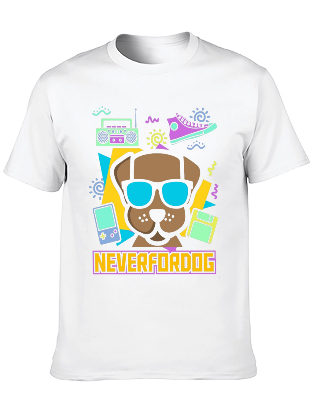 Neverfordog Retro Graphic T-Shirt