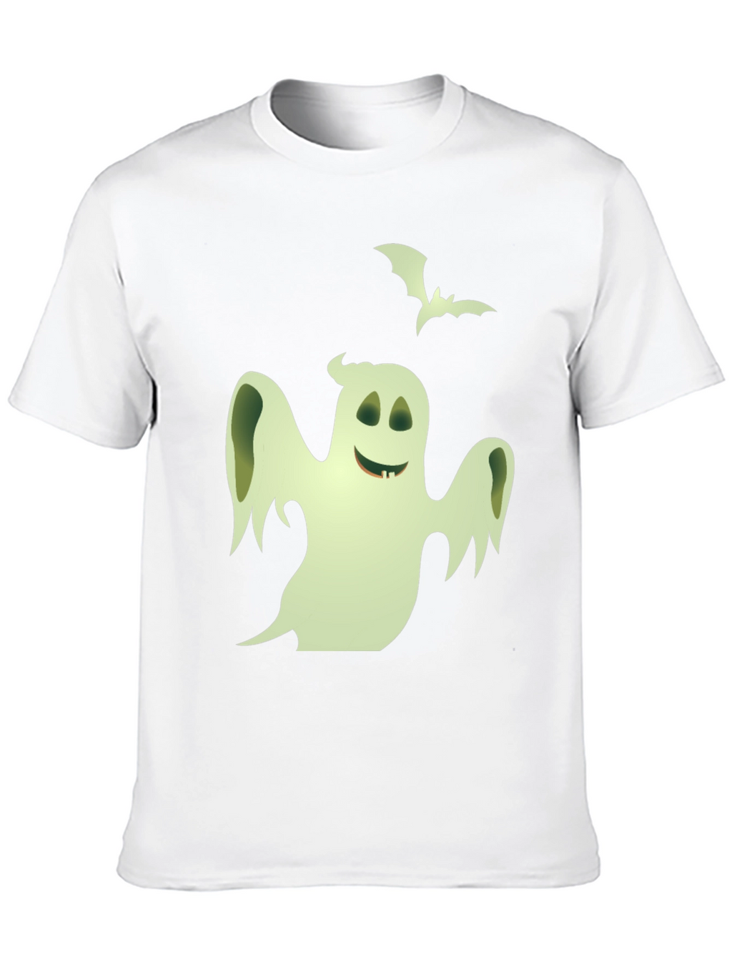 Spooky Ghost Graphic T-Shirt - Halloween Fun