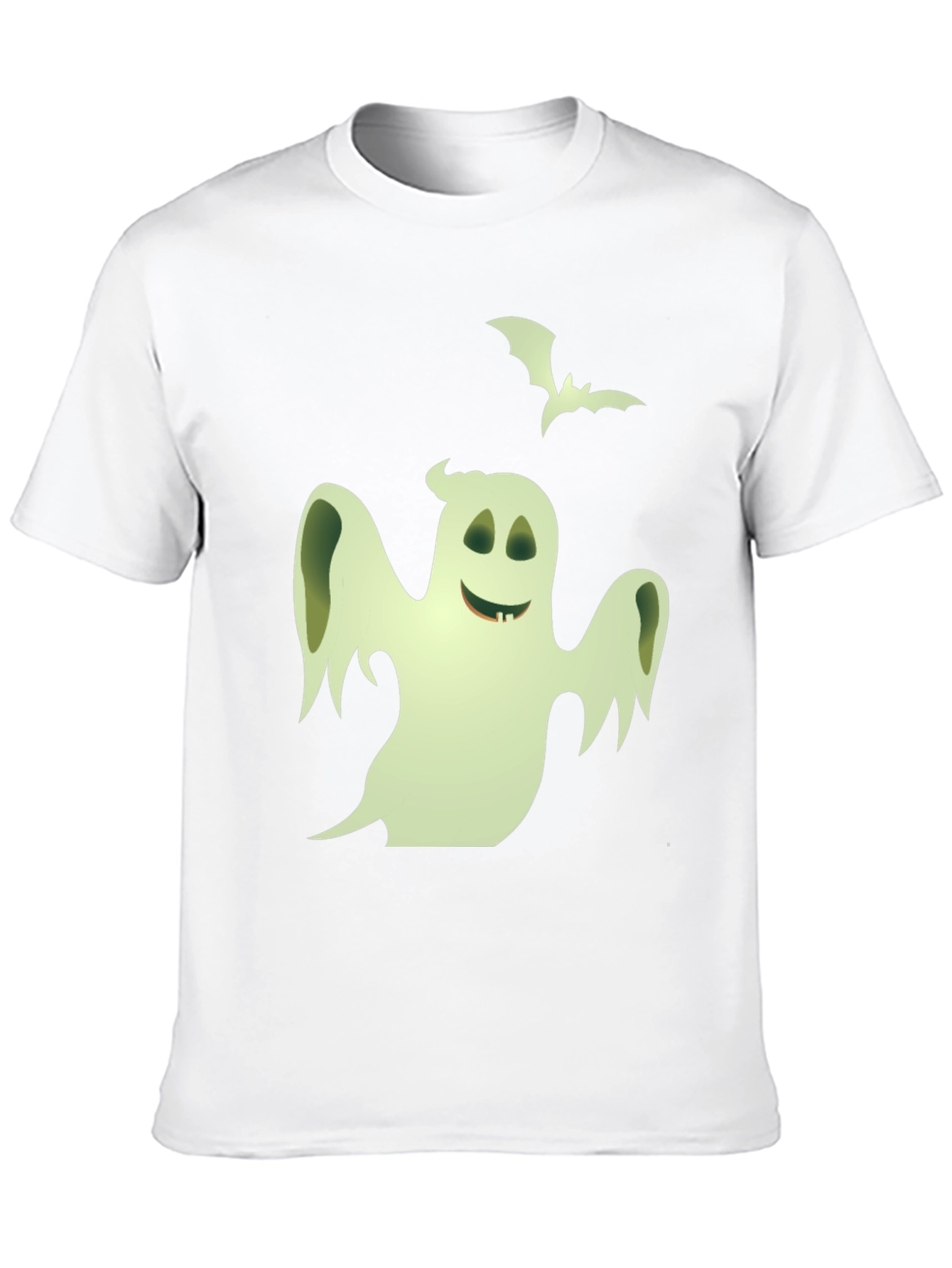 Spooky Ghost Graphic T-Shirt - Halloween Fun