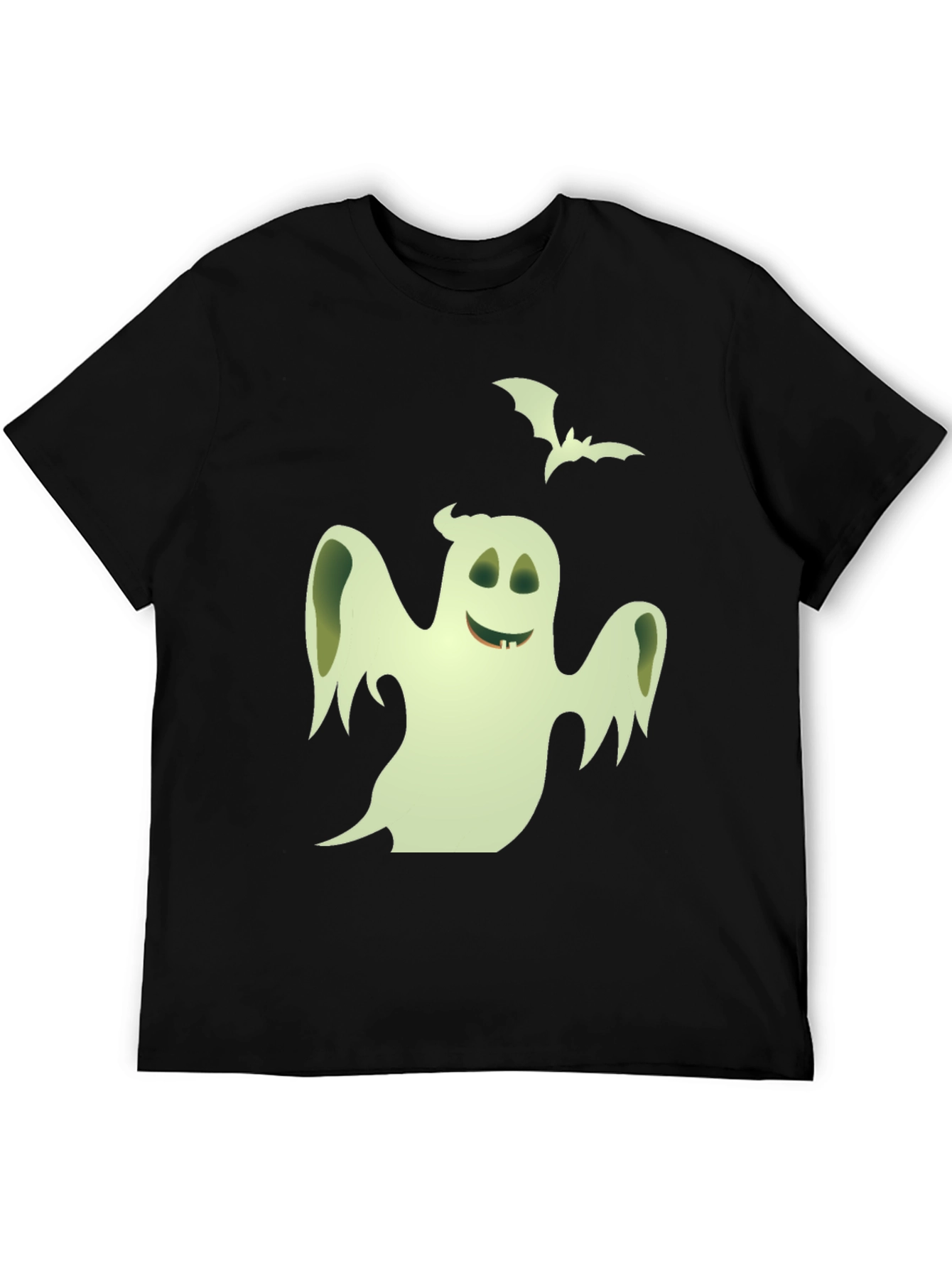 Spooky Ghost Graphic T-Shirt - Halloween Fun