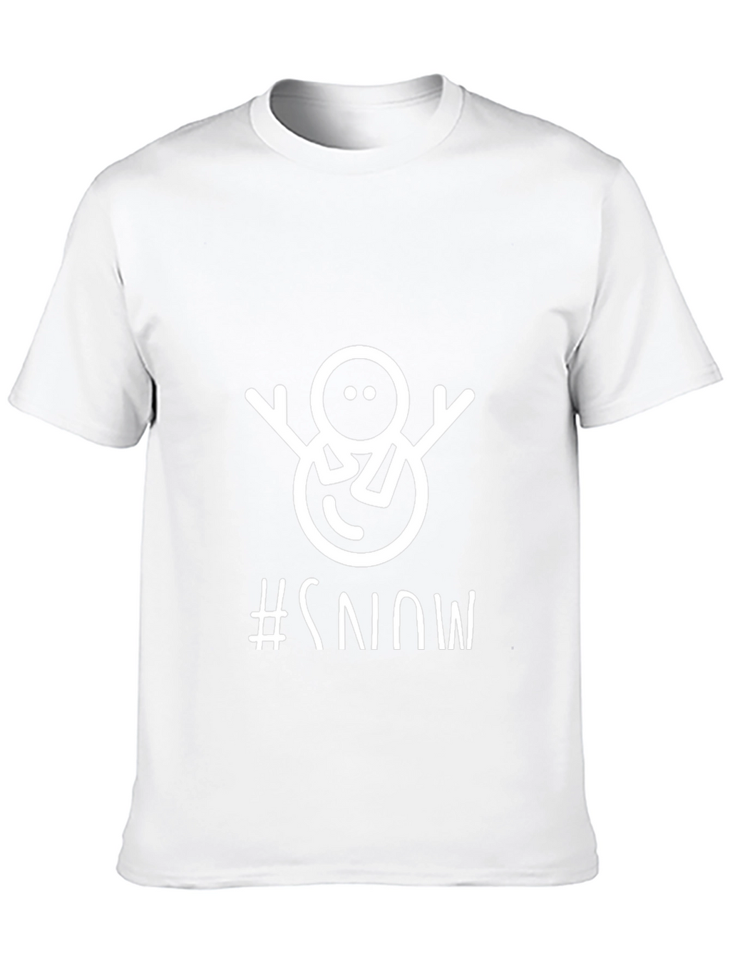 Snowman Graphic Tee - Winter Holiday T-Shirt