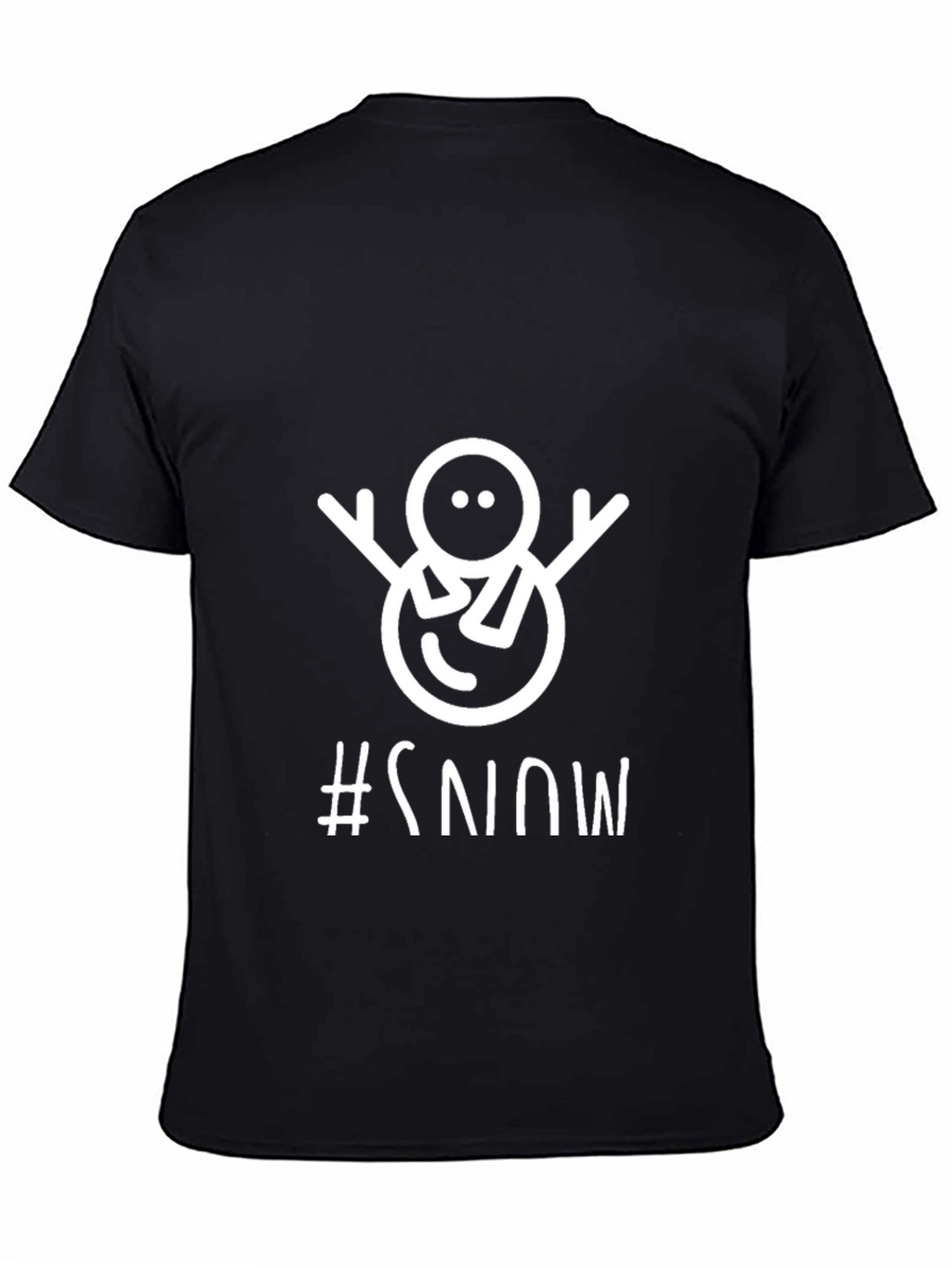 Snowman Graphic Tee - Winter Holiday T-Shirt