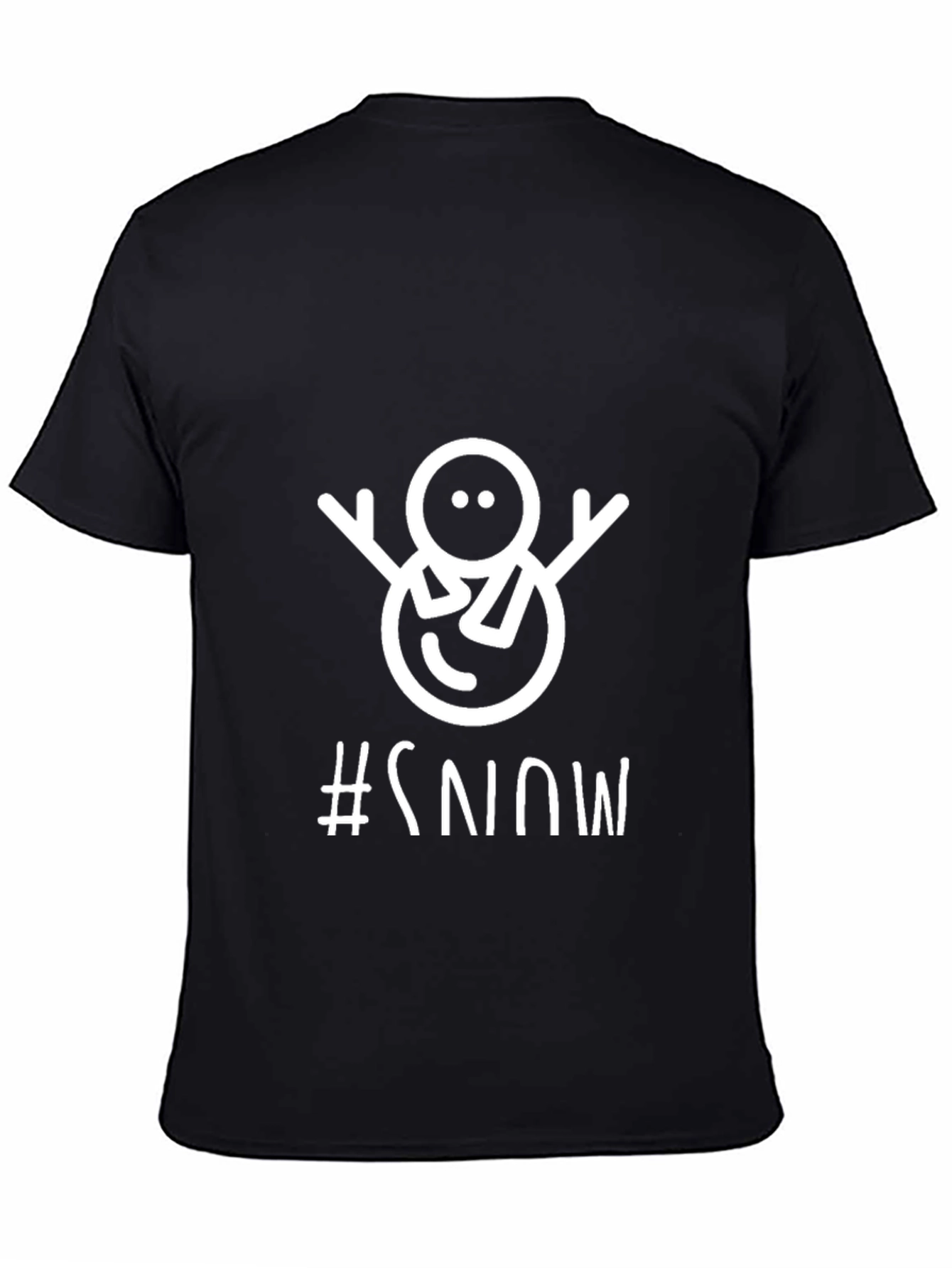 Snowman Graphic Tee - Winter Holiday T-Shirt