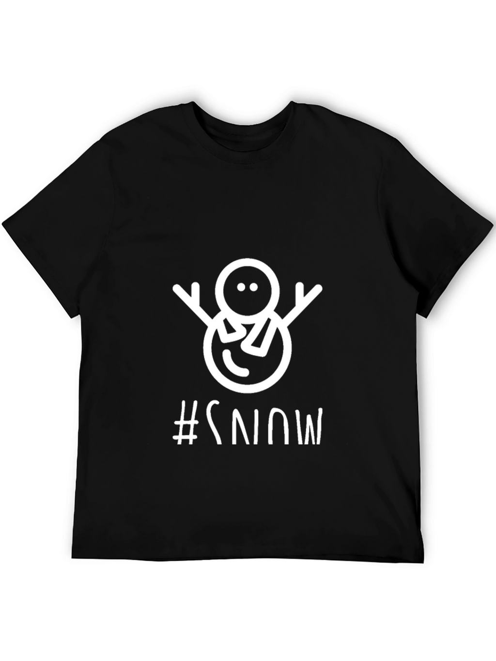 Snowman Graphic Tee - Winter Holiday T-Shirt