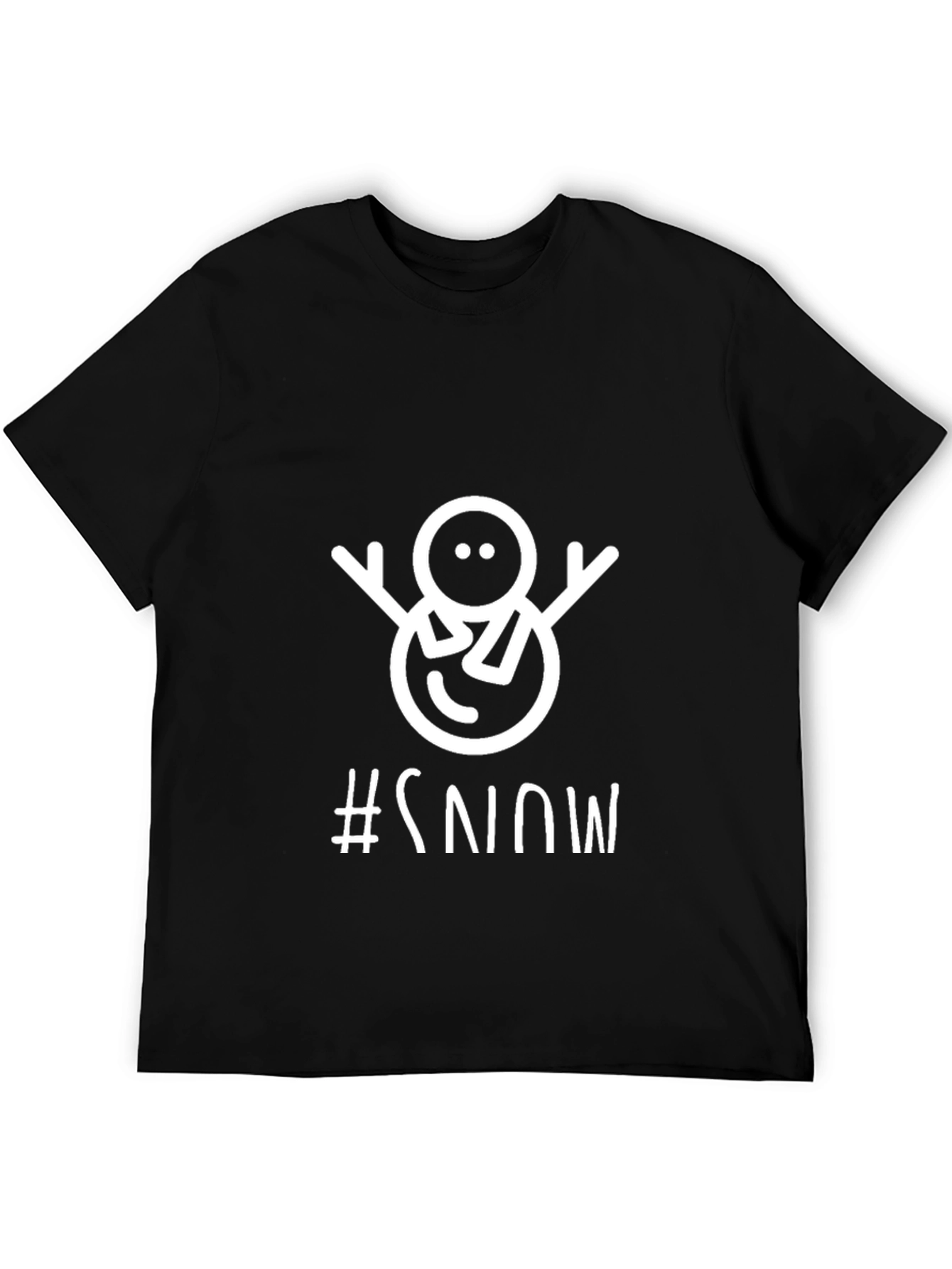 Snowman Graphic Tee - Winter Holiday T-Shirt