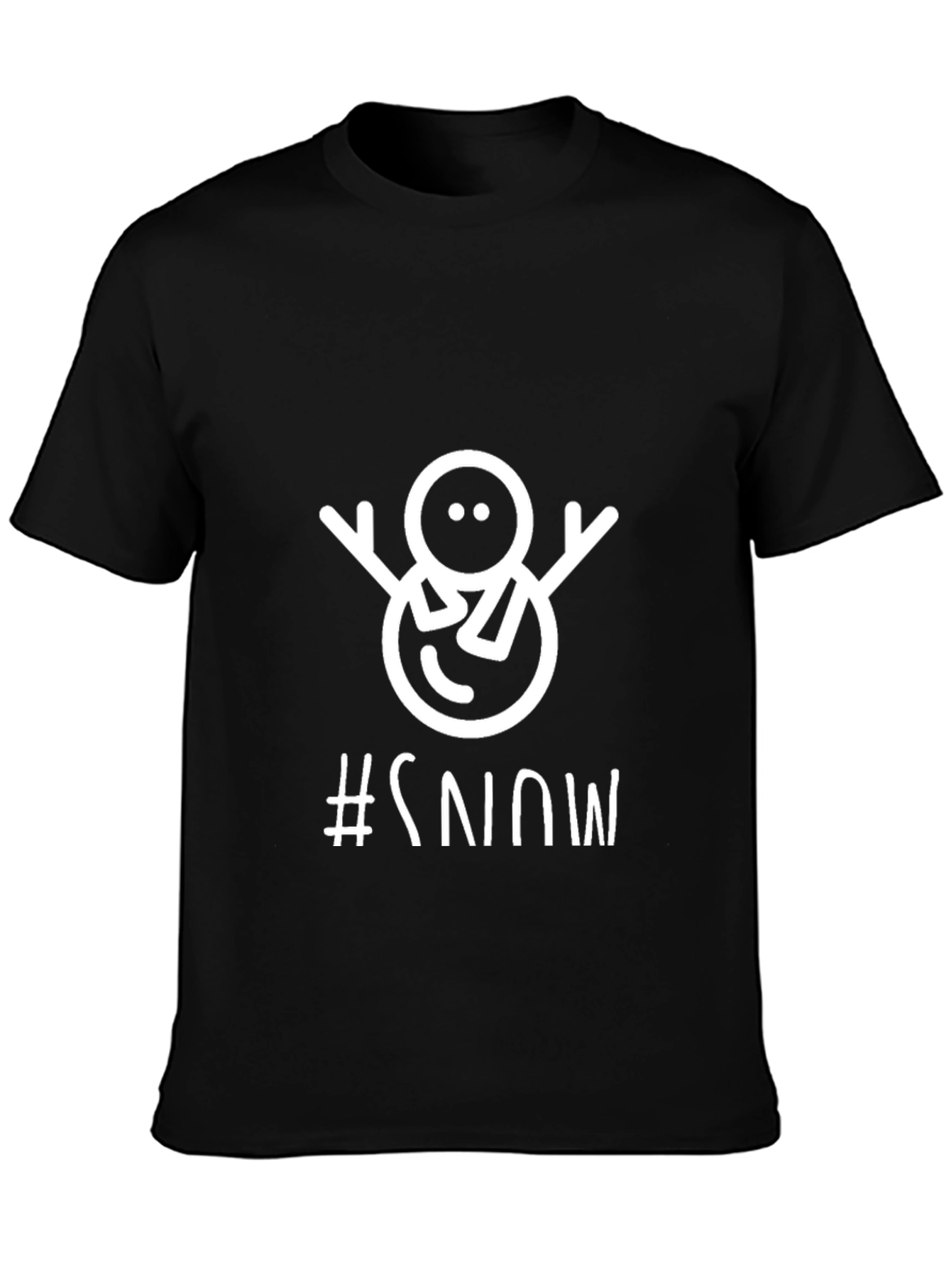 Snowman Graphic Tee - Winter Holiday T-Shirt