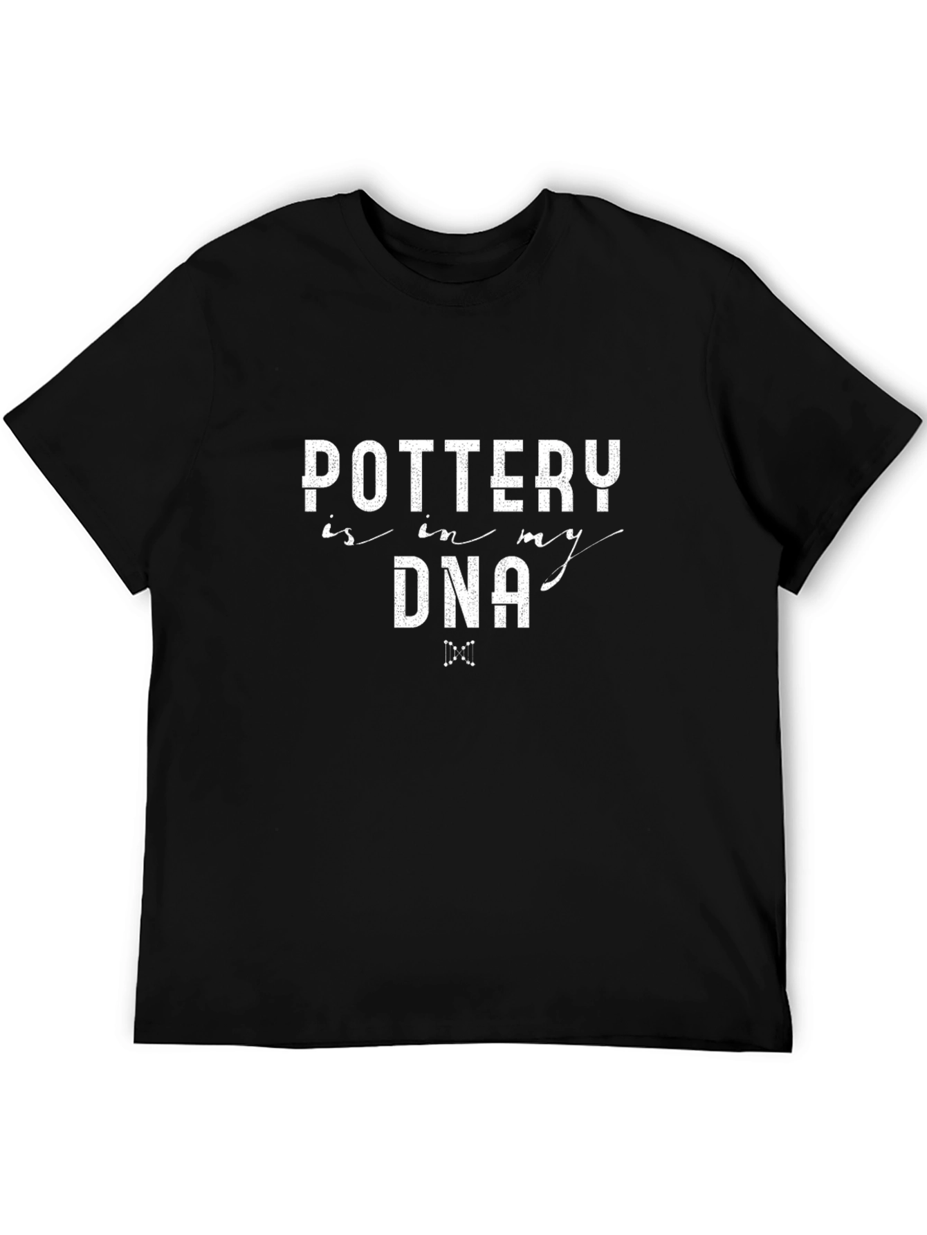 Pottery DNA Graphic Tee - Artsy Black T-Shirt