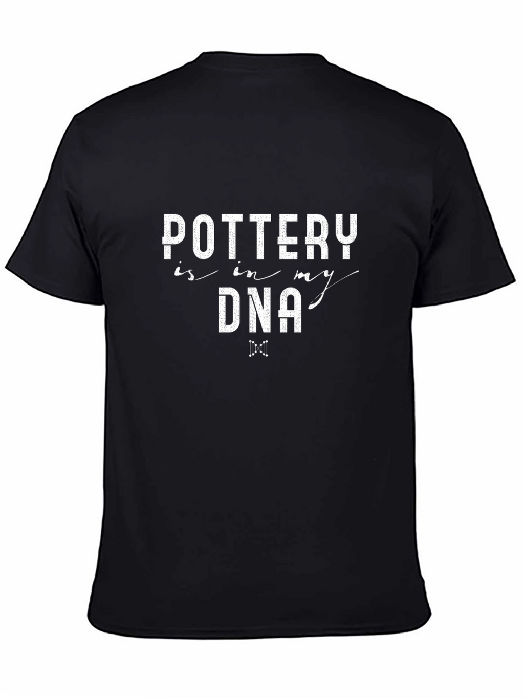 Pottery DNA Graphic Tee - Artsy Black T-Shirt