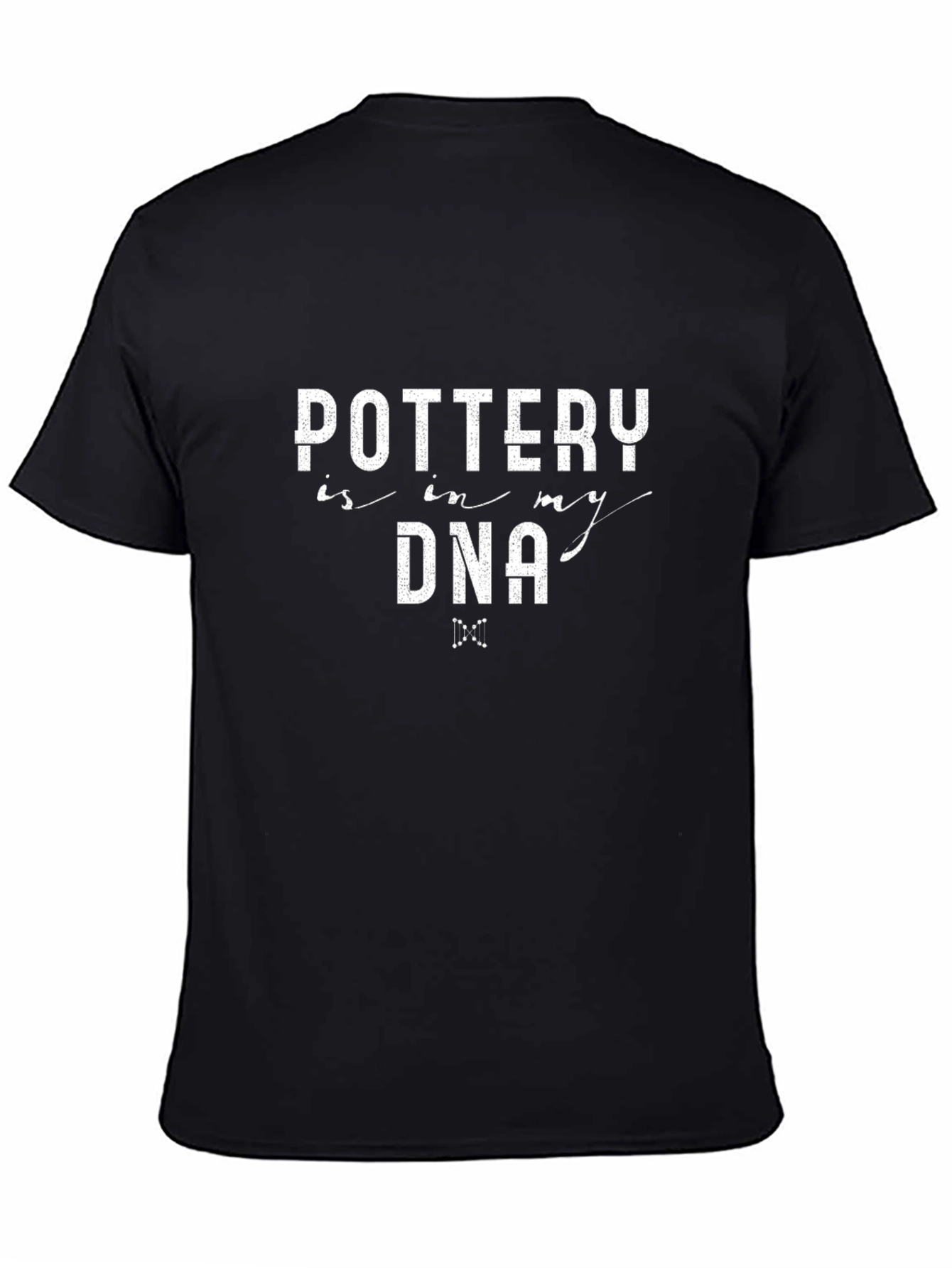 Pottery DNA Graphic Tee - Artsy Black T-Shirt