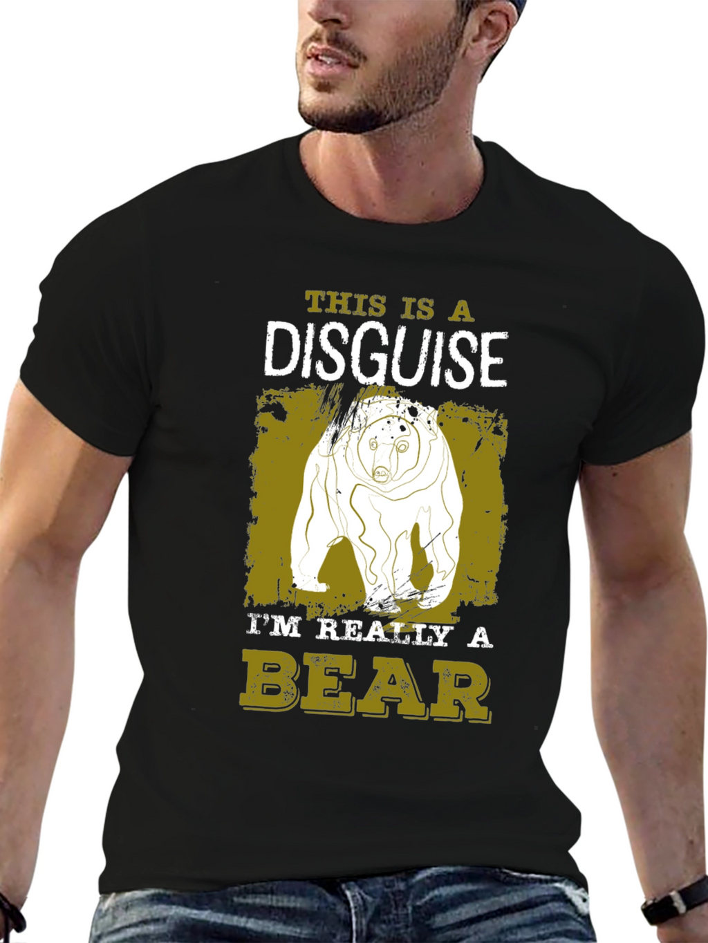 Bear Disguise T-Shirt - Funny Animal Tee