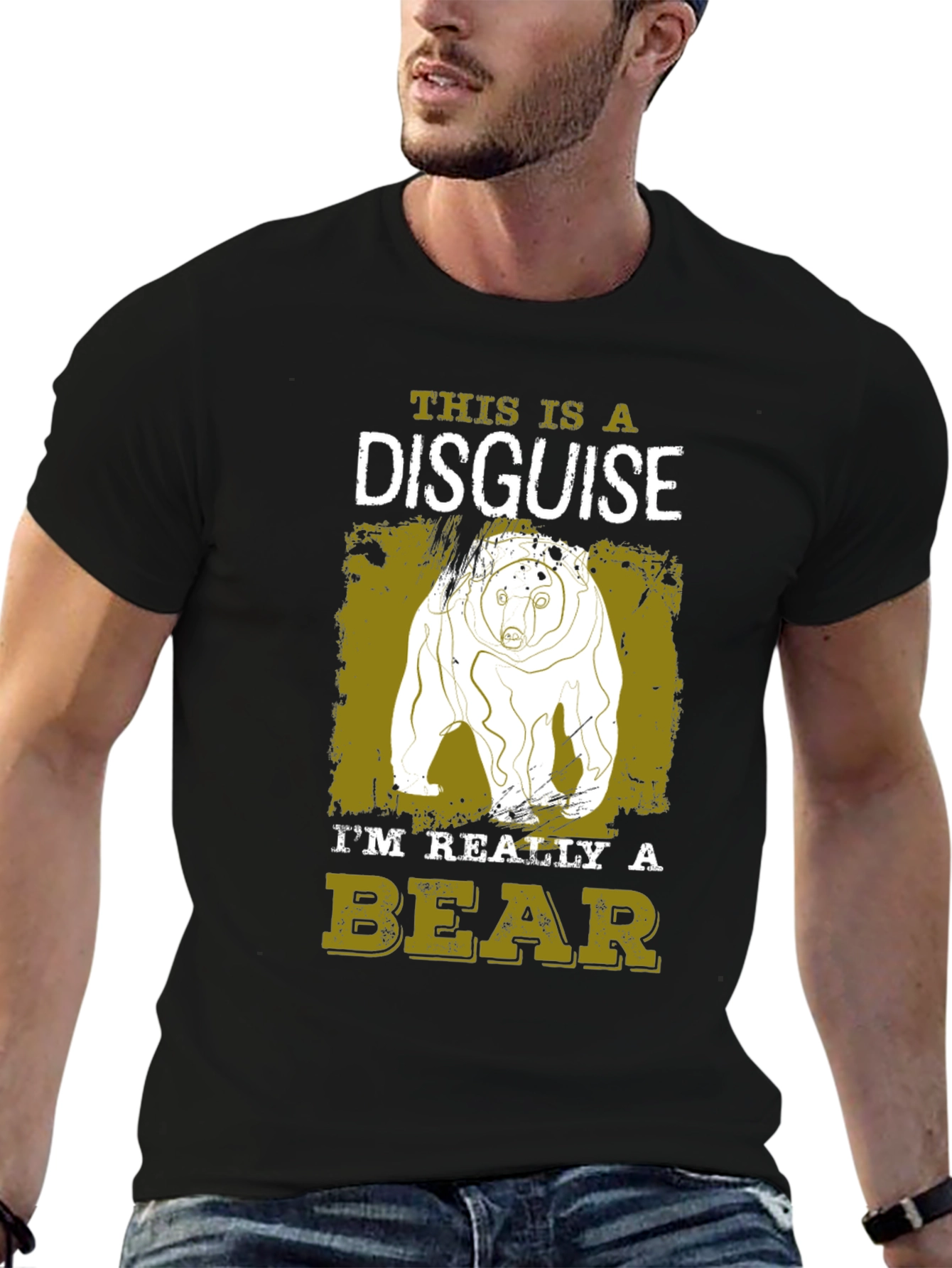 Bear Disguise T-Shirt - Funny Animal Tee