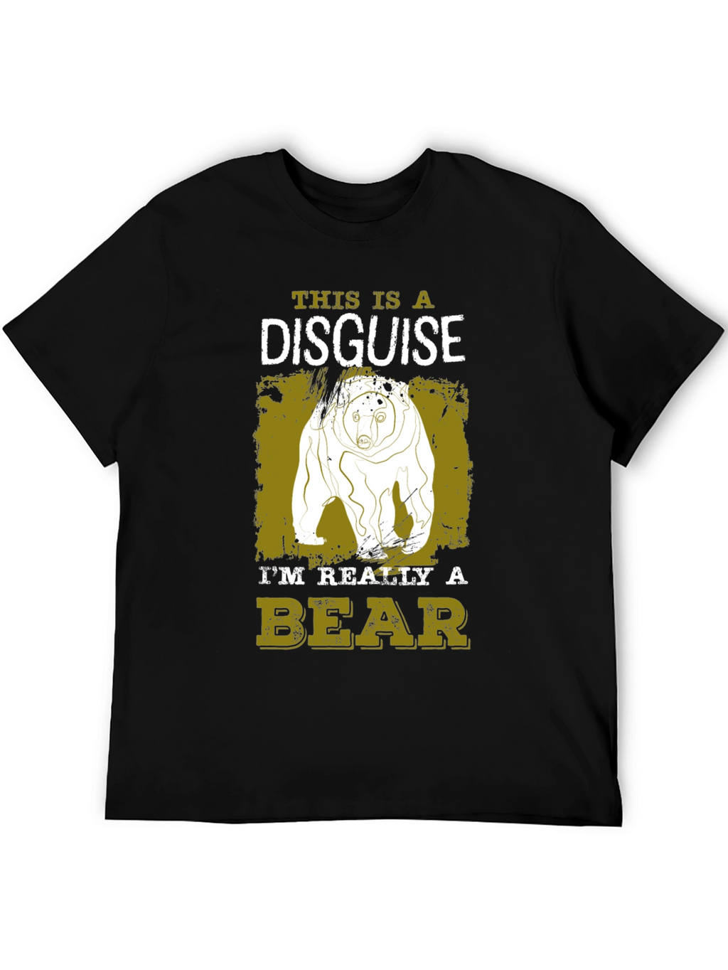 Bear Disguise T-Shirt - Funny Animal Tee