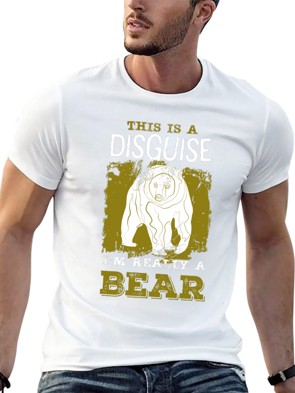 Bear Disguise T-Shirt - Funny Animal Tee