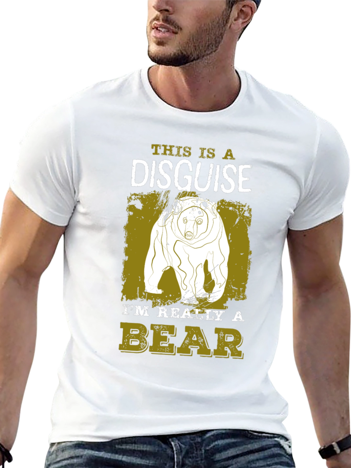 Bear Disguise T-Shirt - Funny Animal Tee