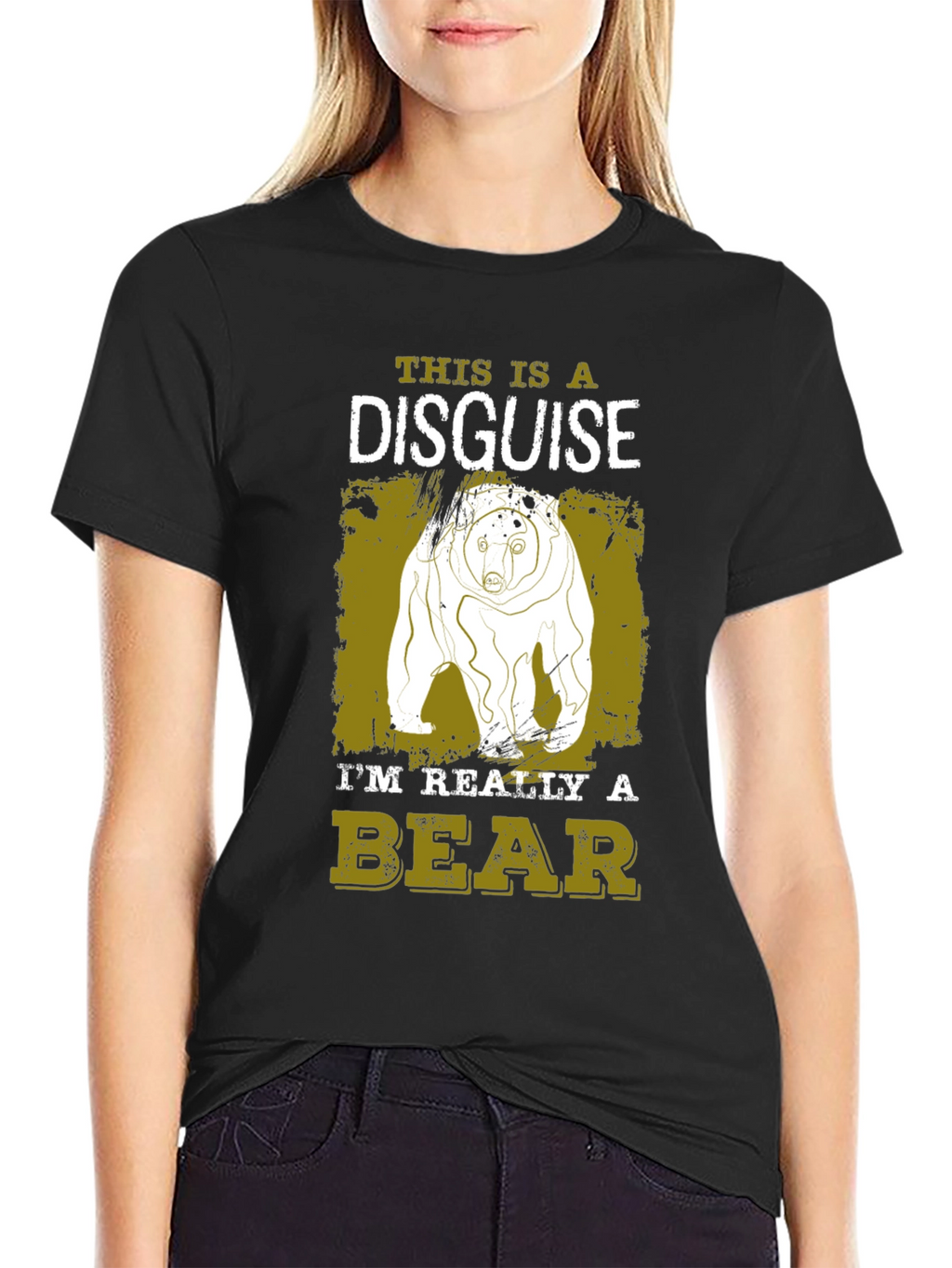 Bear Disguise T-Shirt - Funny Animal Tee