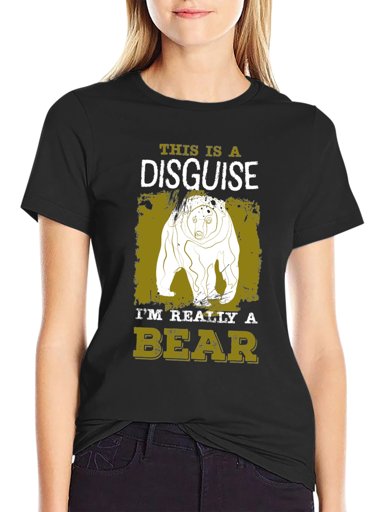 Bear Disguise T-Shirt - Funny Animal Tee