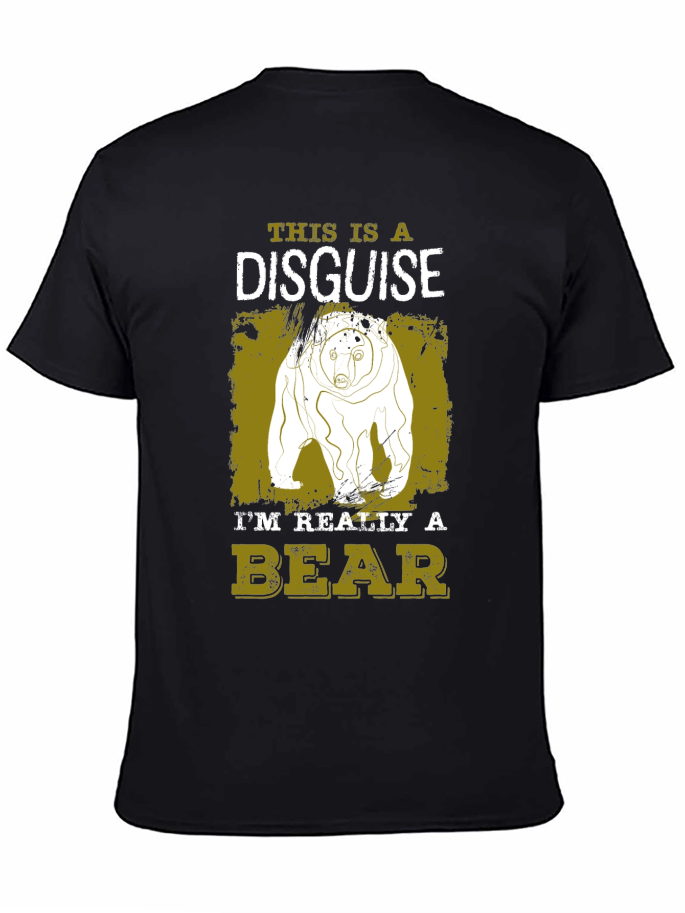 Bear Disguise T-Shirt - Funny Animal Tee