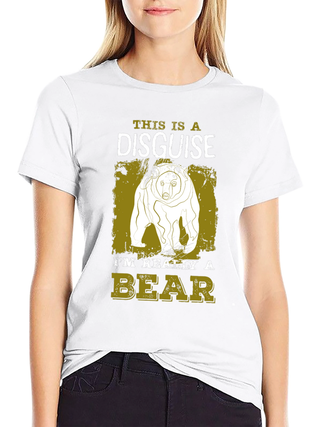 Bear Disguise T-Shirt - Funny Animal Tee
