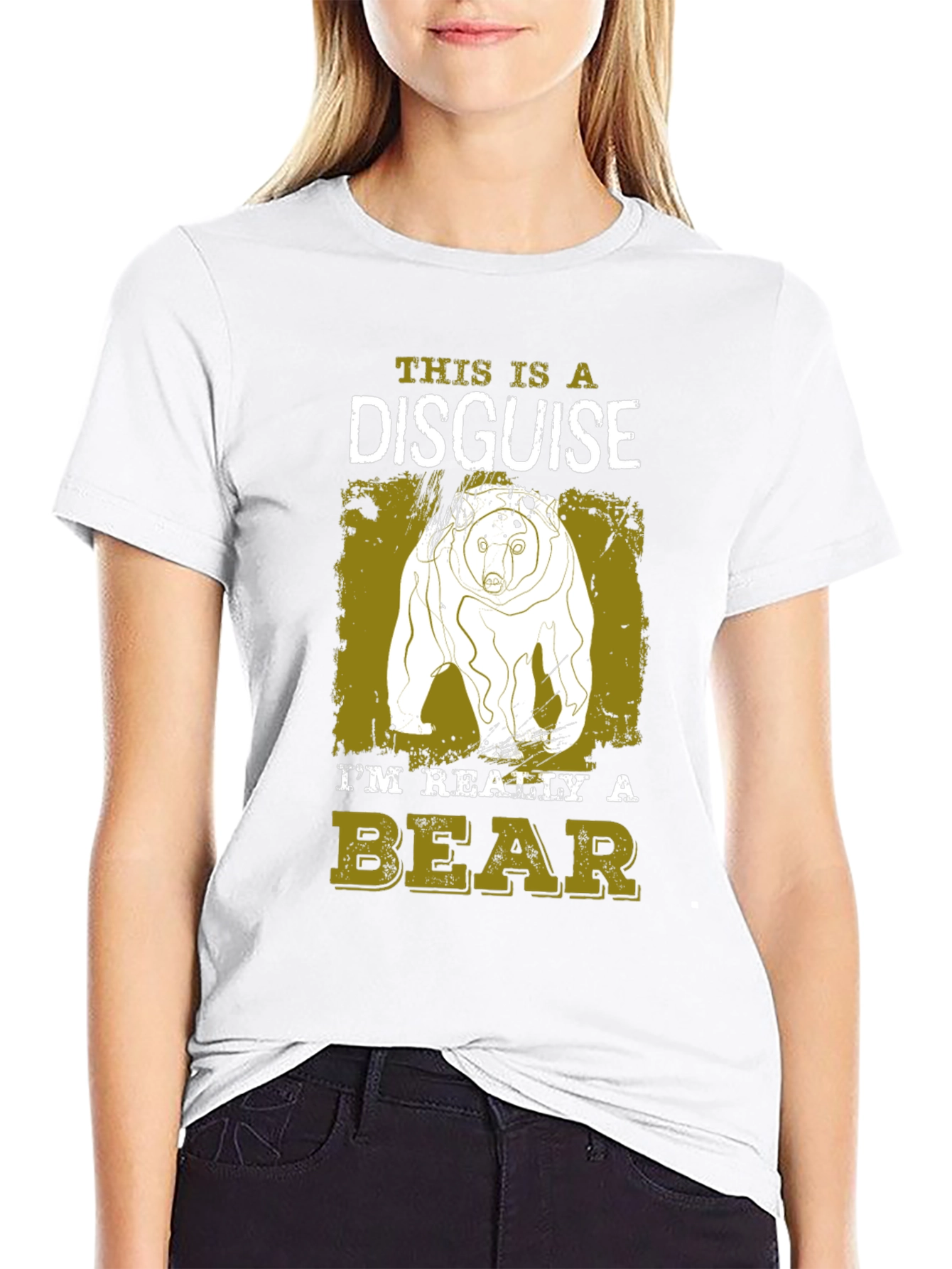 Bear Disguise T-Shirt - Funny Animal Tee