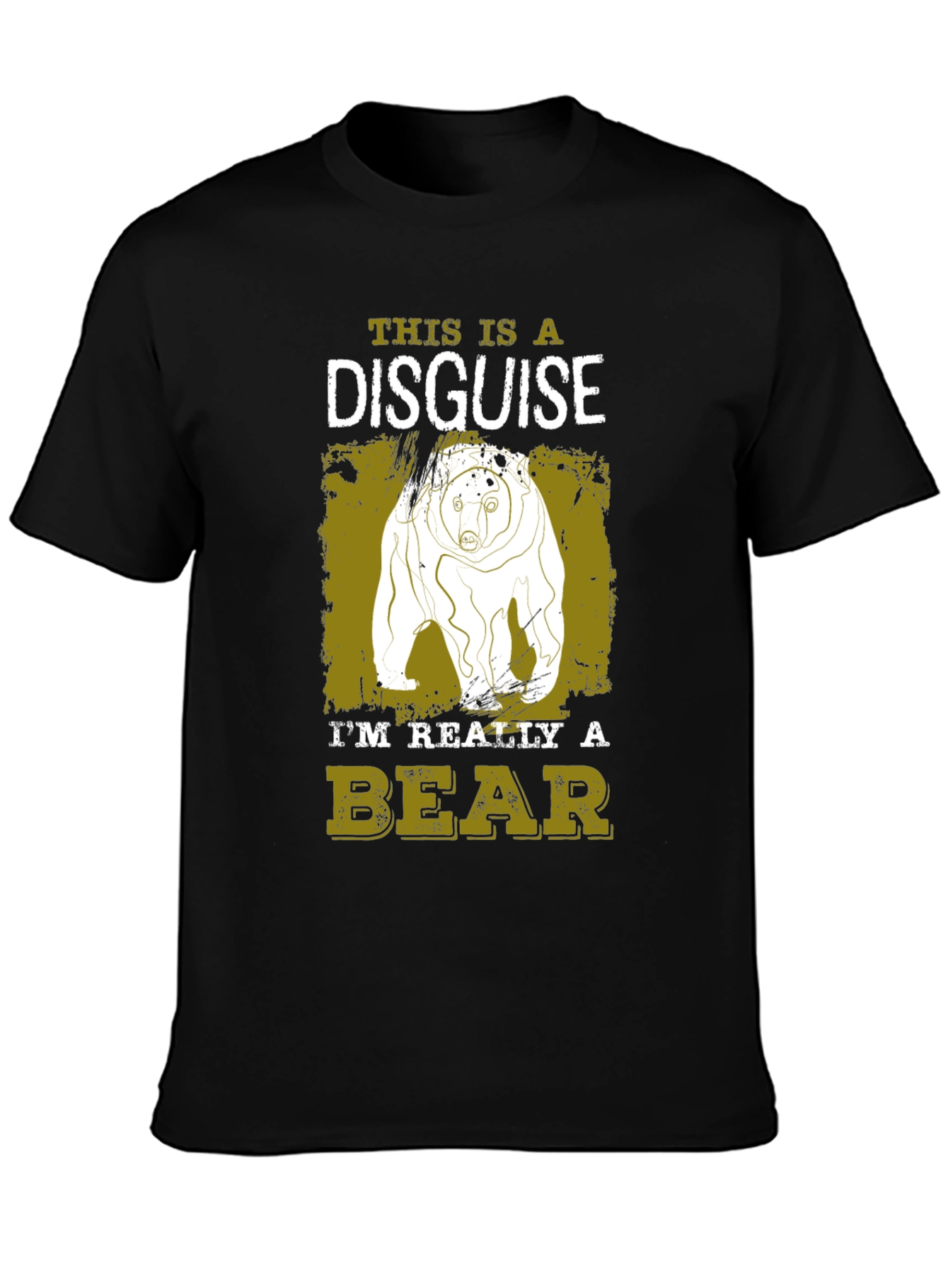 Bear Disguise T-Shirt - Funny Animal Tee