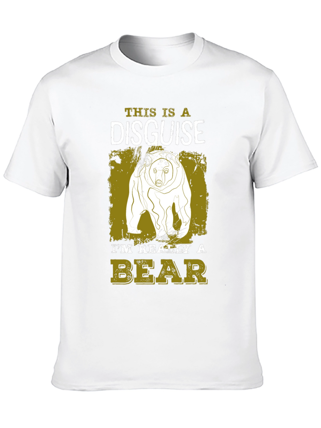 Bear Disguise T-Shirt - Funny Animal Tee