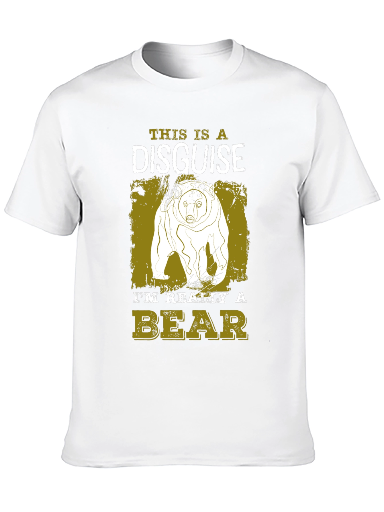 Bear Disguise T-Shirt - Funny Animal Tee