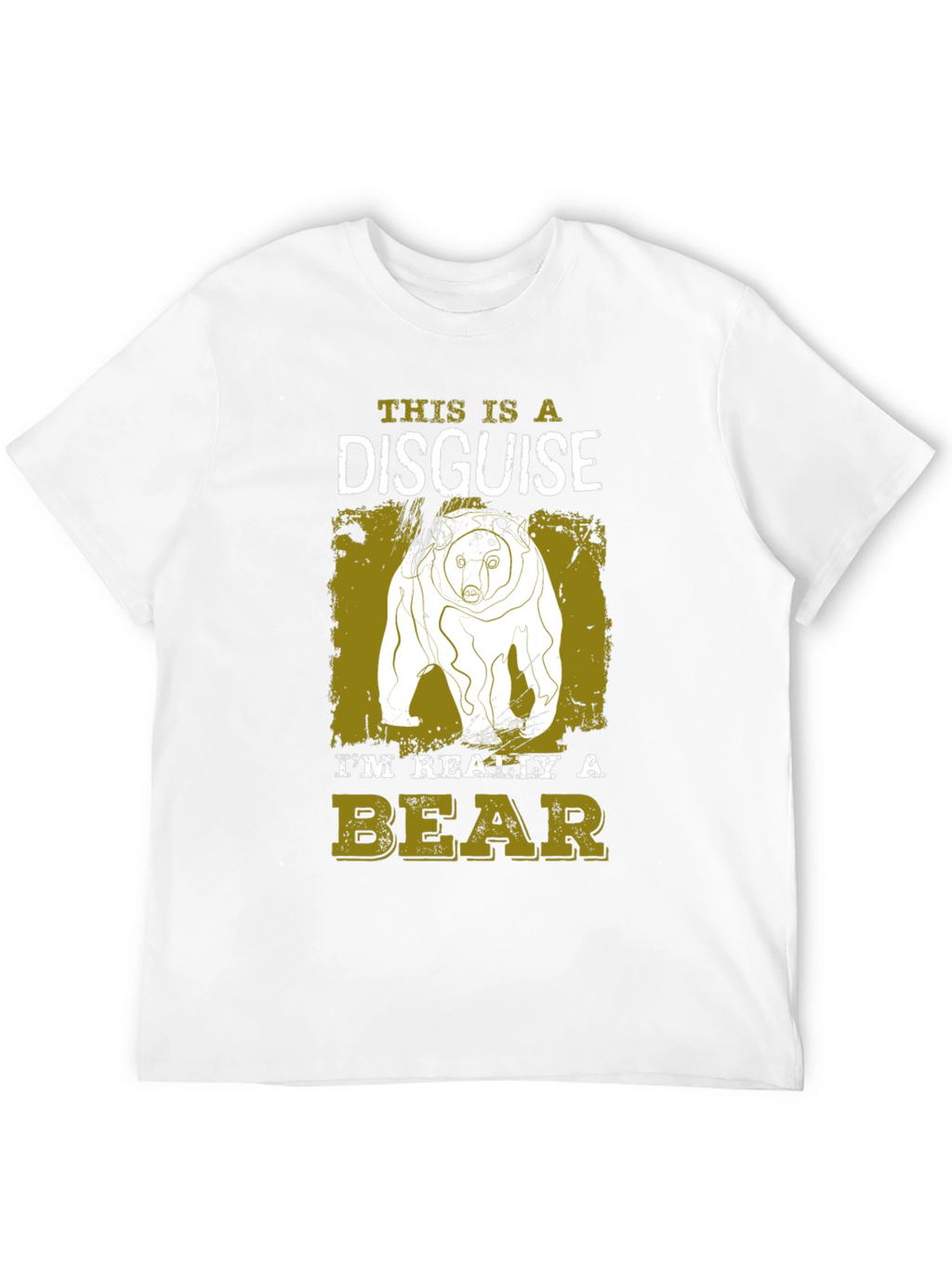 Bear Disguise T-Shirt - Funny Animal Tee