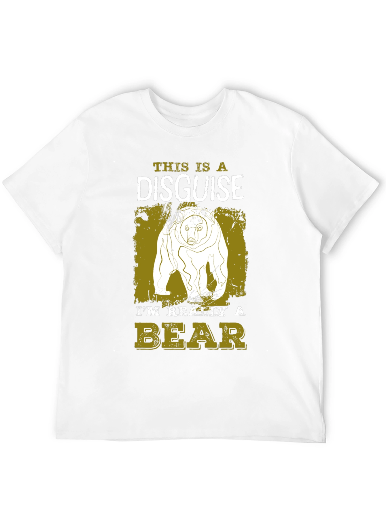 Bear Disguise T-Shirt - Funny Animal Tee