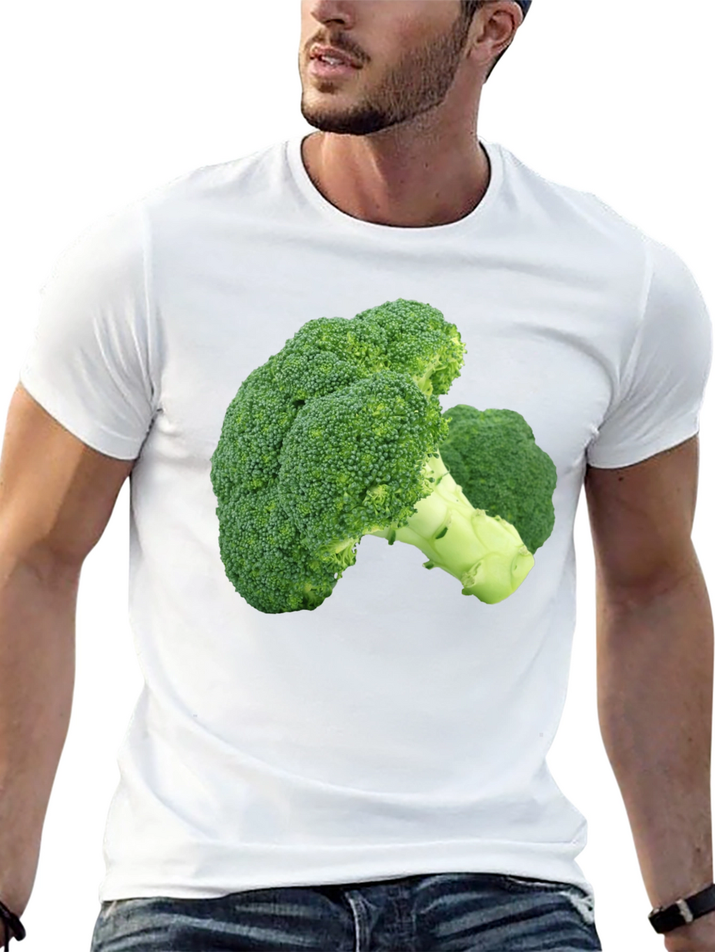 Broccoli Graphic T-Shirt - Quirky Food Tee