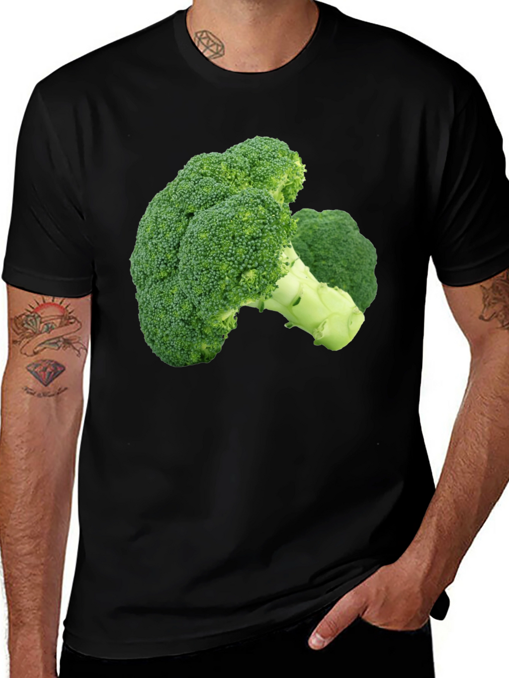 Broccoli Graphic T-Shirt - Quirky Food Tee