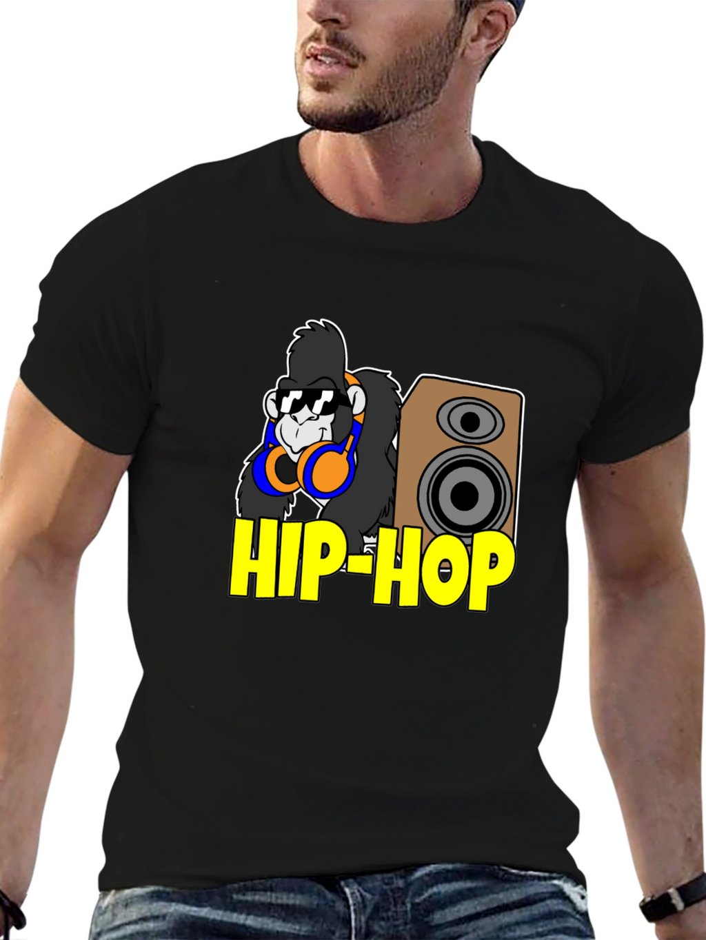 Hip-Hop Gorilla T-Shirt - Cool Cartoon Style