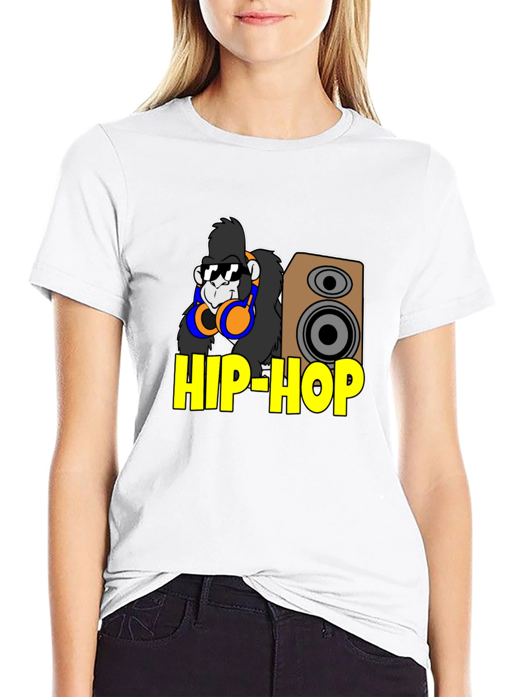 Hip-Hop Gorilla T-Shirt - Cool Cartoon Style