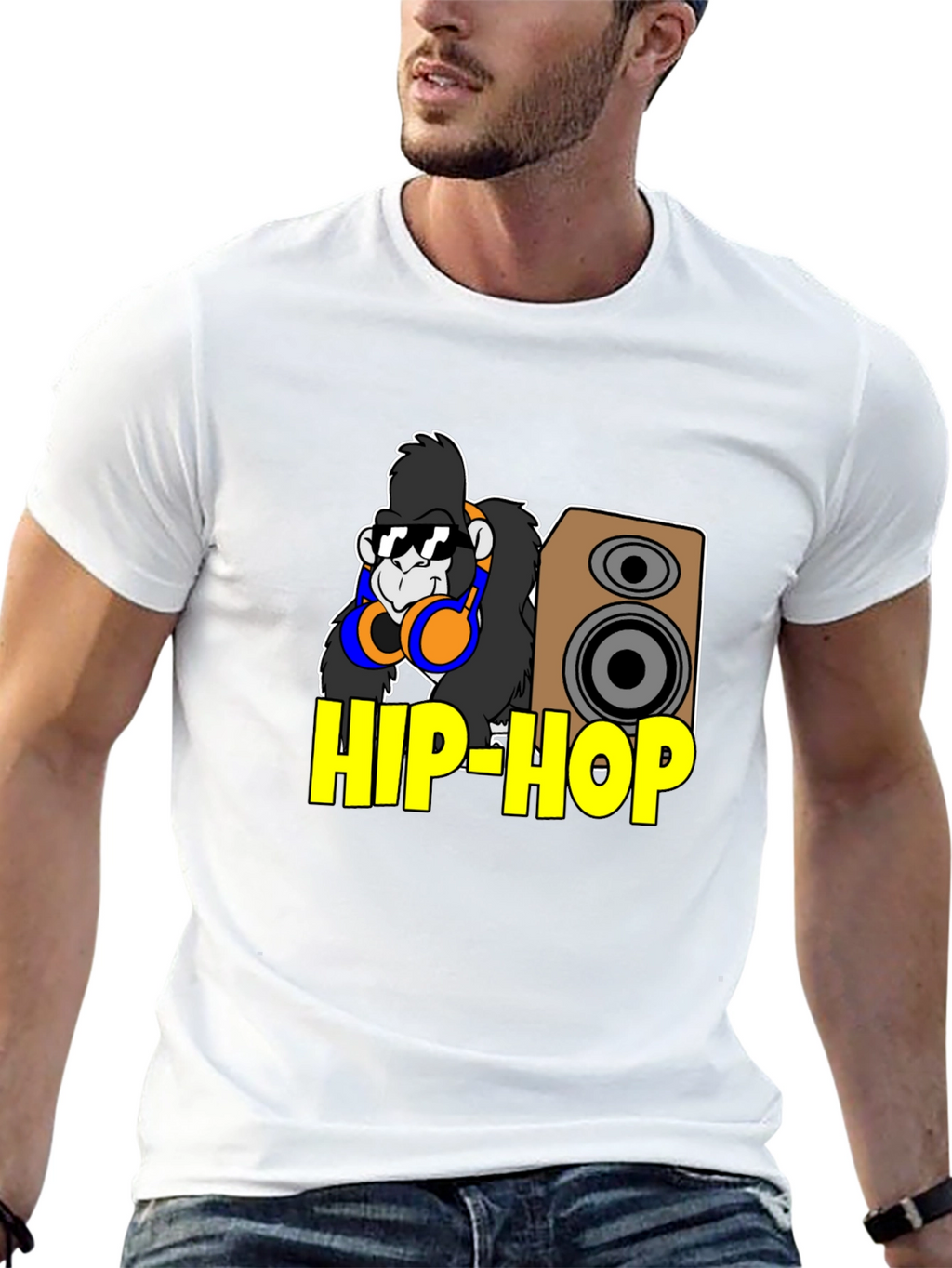 Hip-Hop Gorilla T-Shirt - Cool Cartoon Style
